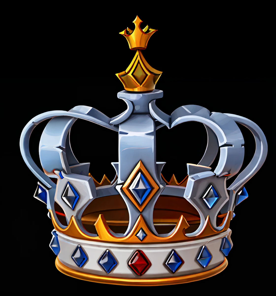 Cartoon Queen Crown,game icons,European and American cartoons,simple,4K,Queen's Crown,Cartoon icons,Minimalist,