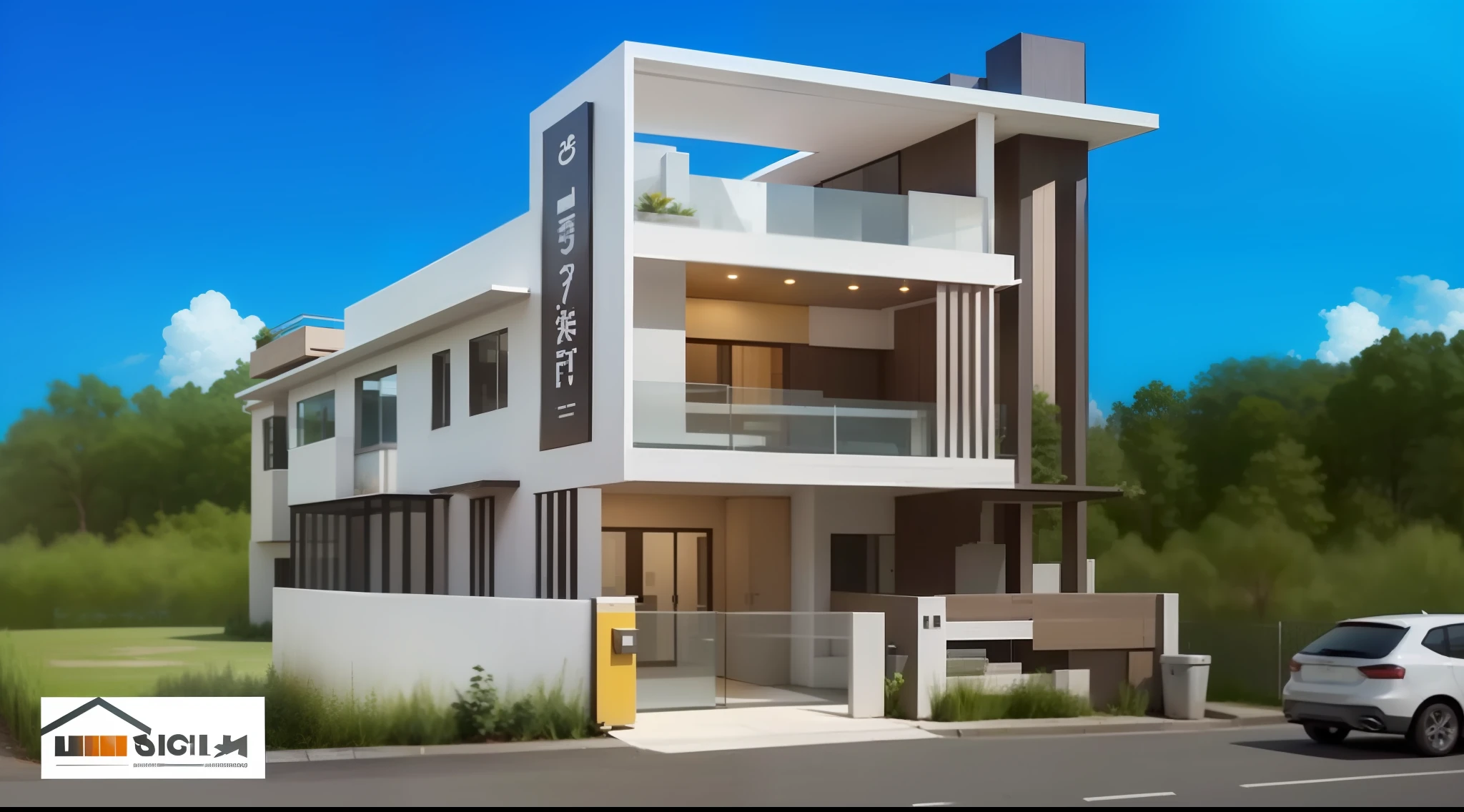 Improve quality , modern minimal, exterior architecture