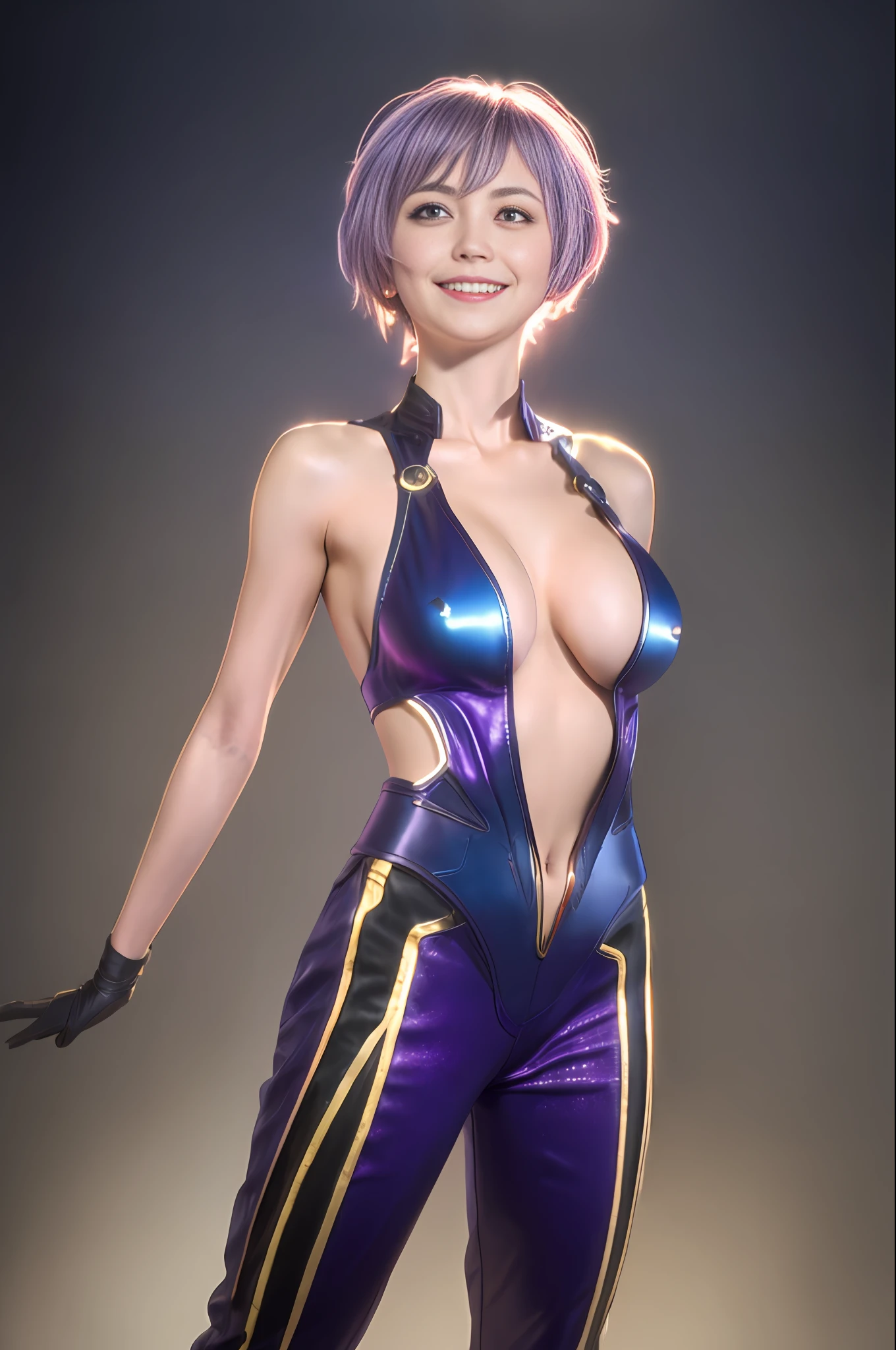best quality, masterpiece, (leaning over:1.4),
1girl, yuzuriha_(jigokuraku), purple hair, brown eyes, ninja, open clothes, cleavage, small breasts, topknot, medium hair, breasts apart, seductive smile, pants, undressing, (blush:1.1), japanese exterior, temple,