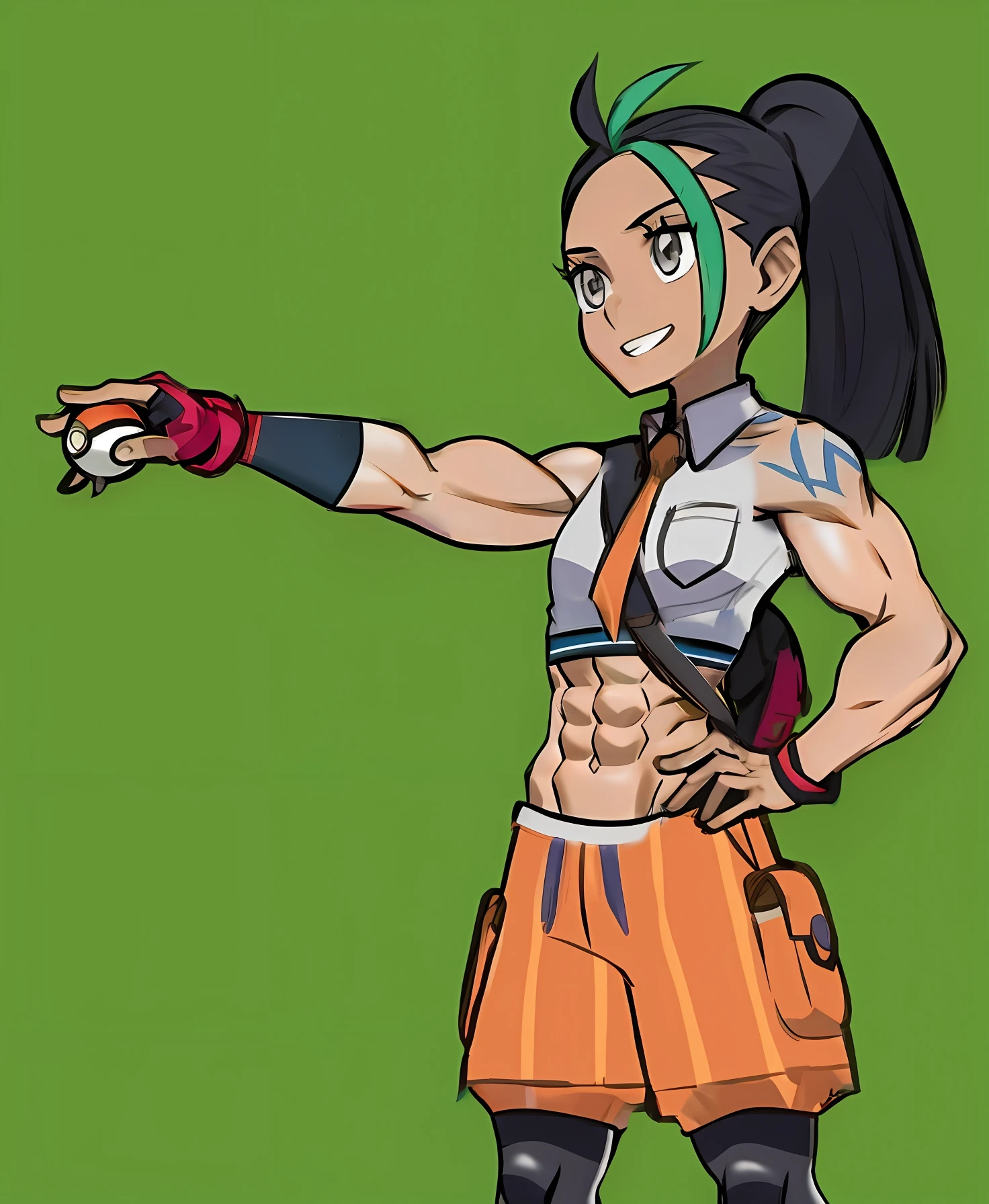 Strong arm muscles