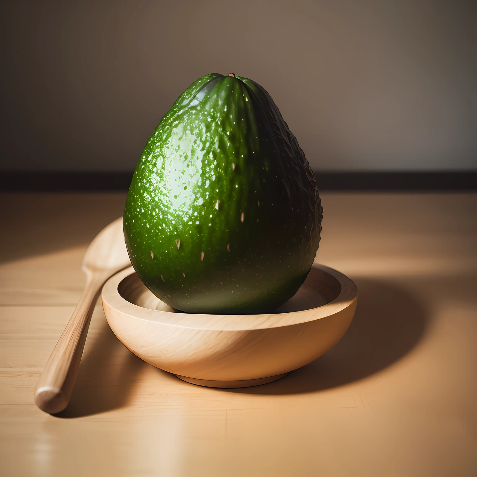 Produces a large avocado,photorealestic,Gray tones,Ultimate realism --auto