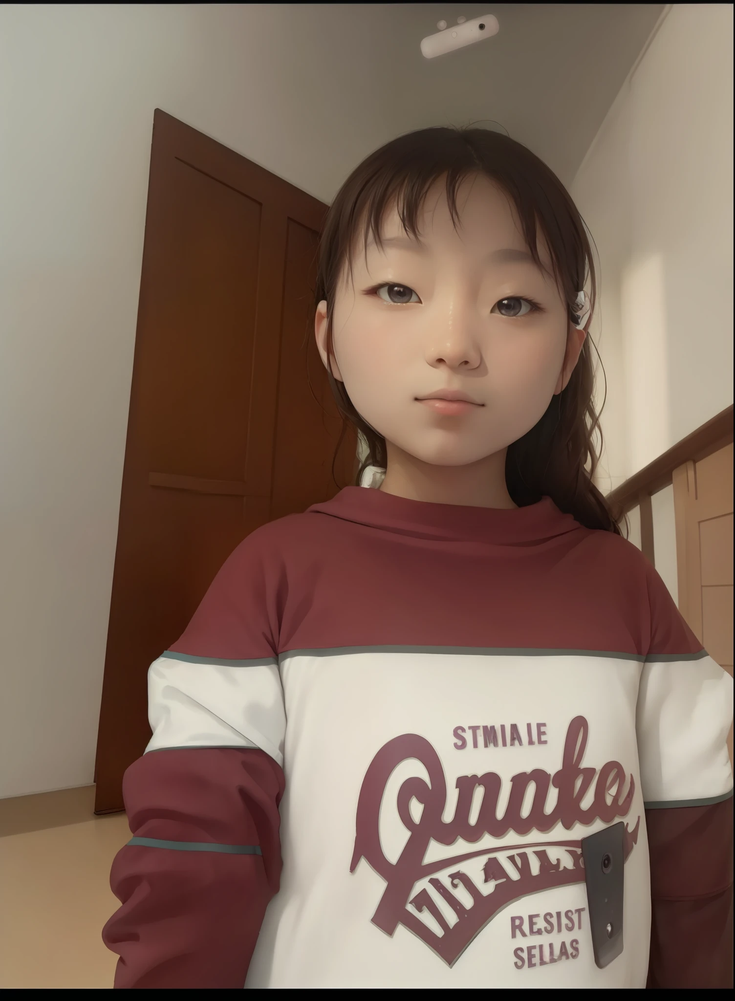 8K, Best Quality, Masterpiece, Ultra High Resolution, (Realism: 1.4), Original Photo, (Realistic Skin Texture: 1.3), (Film Grain: 1.3), (Selfie Angle)