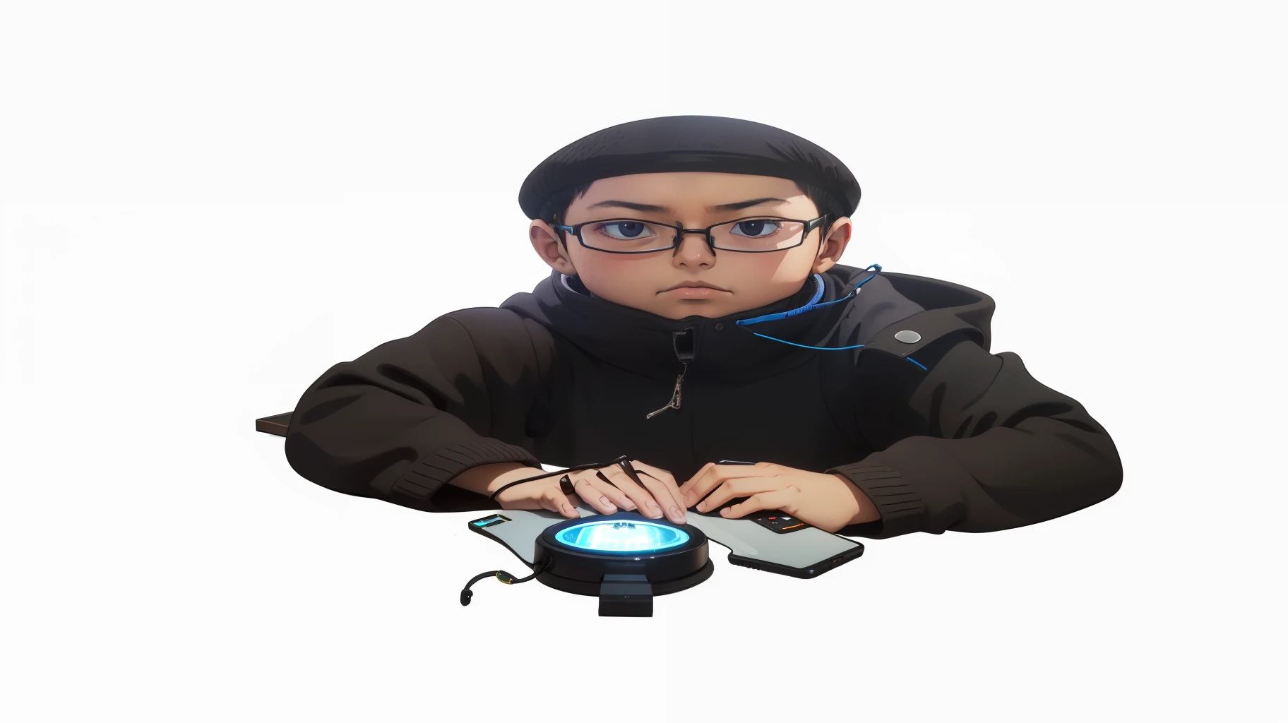technology、10 years age、boy、Technical master