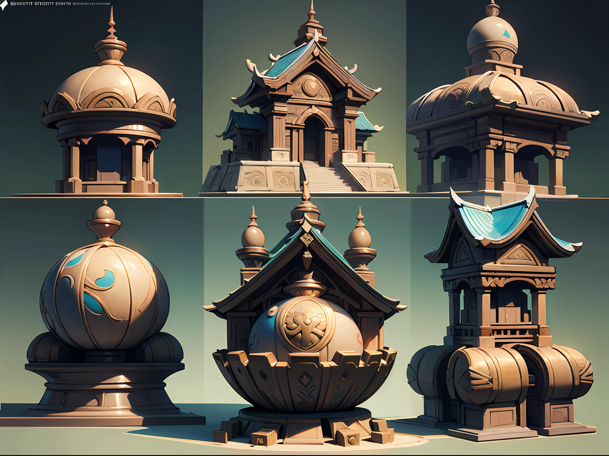 Game Academy，game icons，Ethno-style architecture，Structurally sound、high-definition details，game icons，perfect works，（The Masterpiece，Top best Quality，best qulity，officlal art，Beauty and aesthetics：1.2），（8K，best qulity，The Masterpiece：1.2）