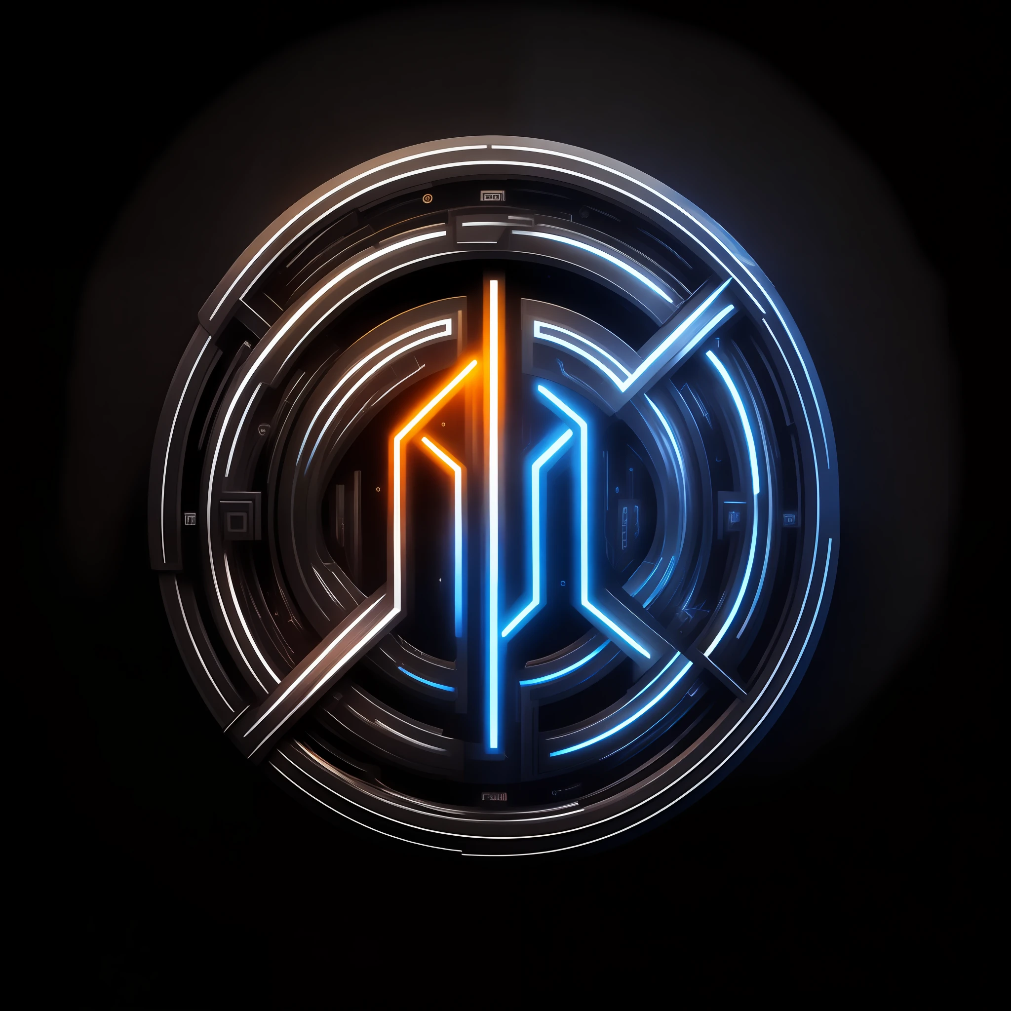 logo：artificial intelligence， SC3PT4 style