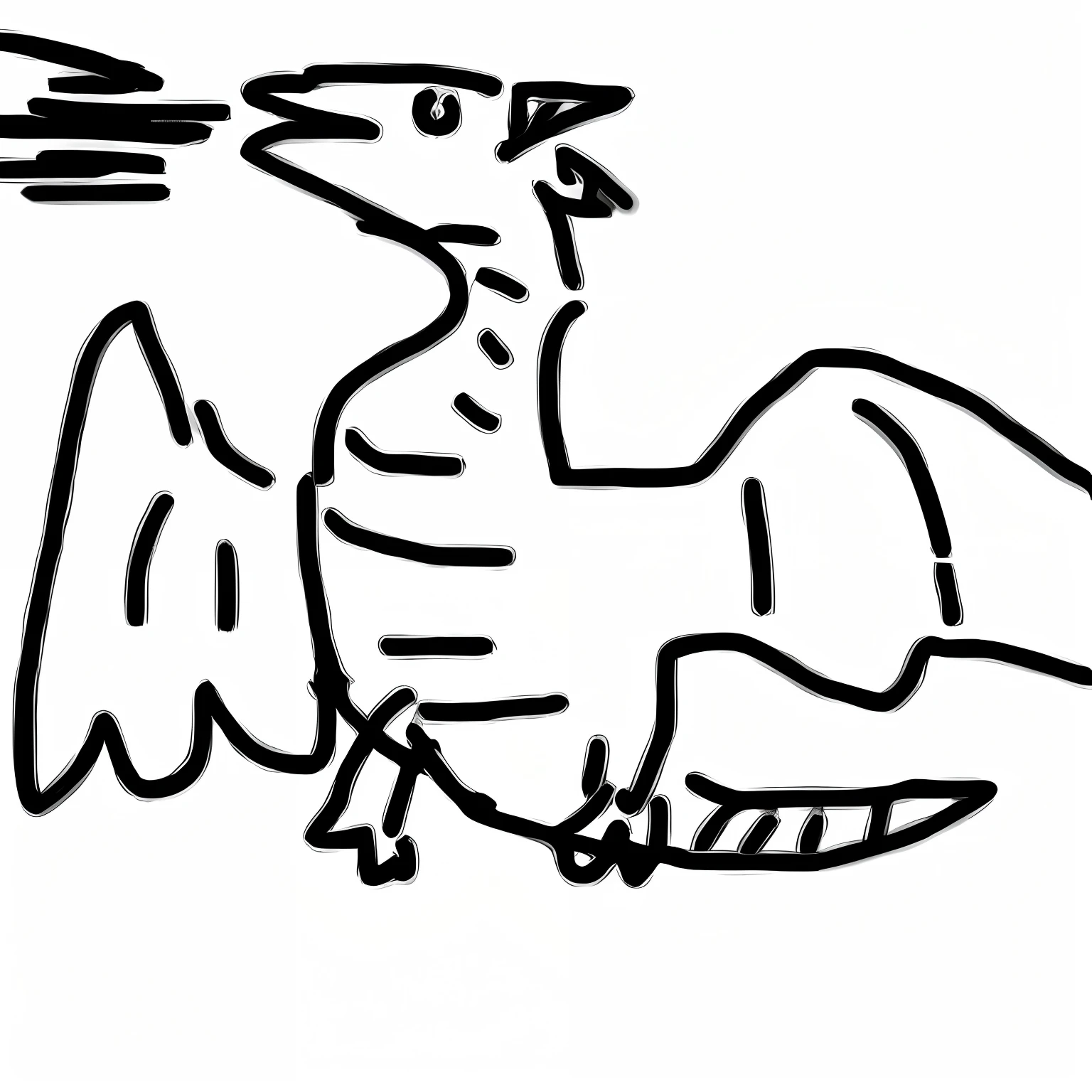a drawing of a dragon with a long tail and a large beak, dragon flying in the background, a dragon with a hat, dragon in the background, a dragon, i just saw a huge dragon, but as a dragon, drawn in microsoft paint, but as an anthropomorphic dragon, pteranadon styling, great mystical winged serpent, pterodactyl