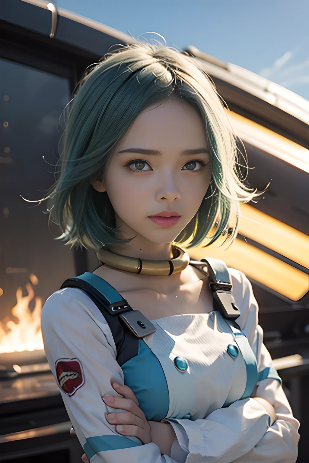 Eureka Seven , 1girl , solo