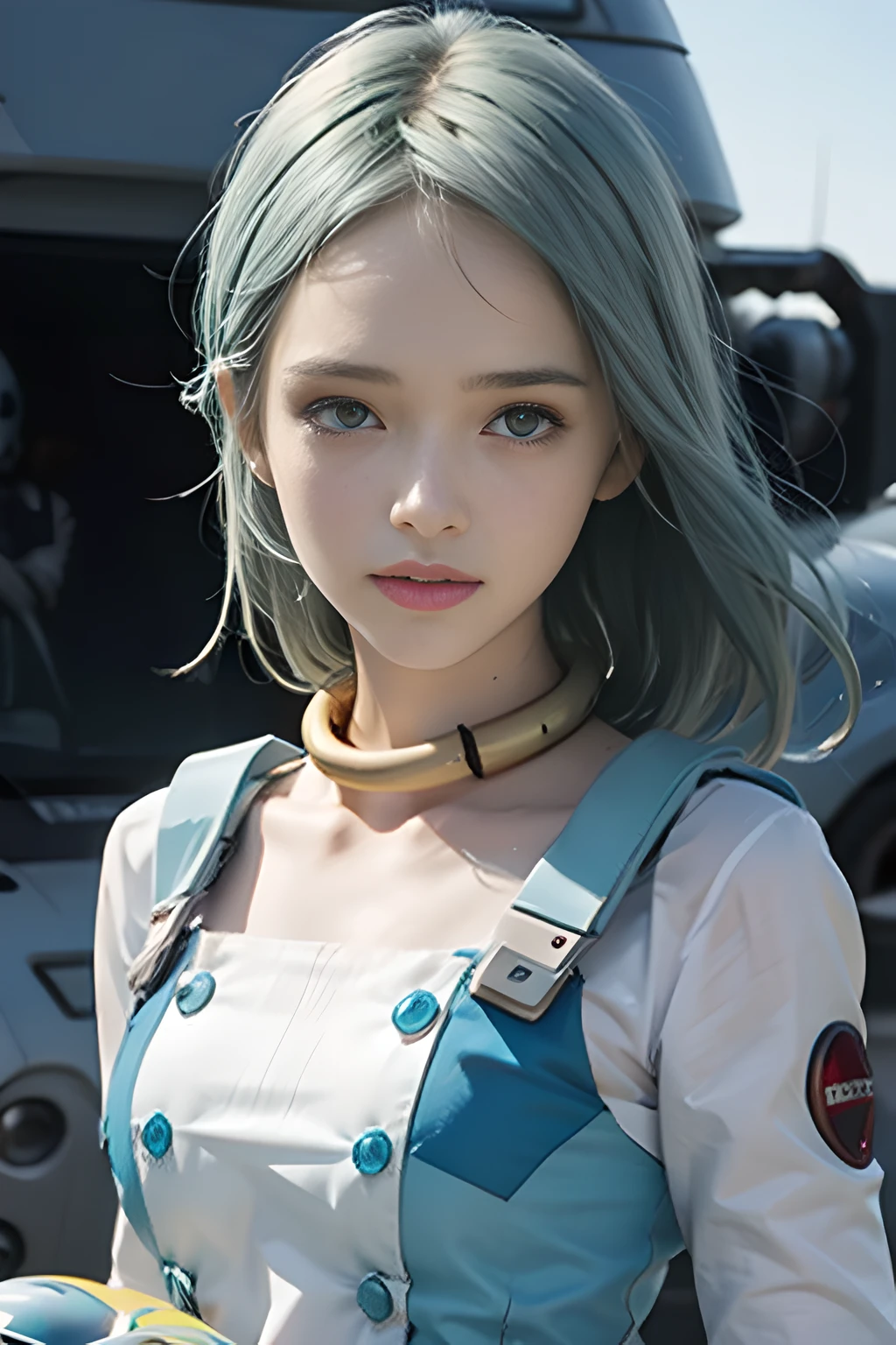 Eureka Seven , 1girl , solo , control the robot