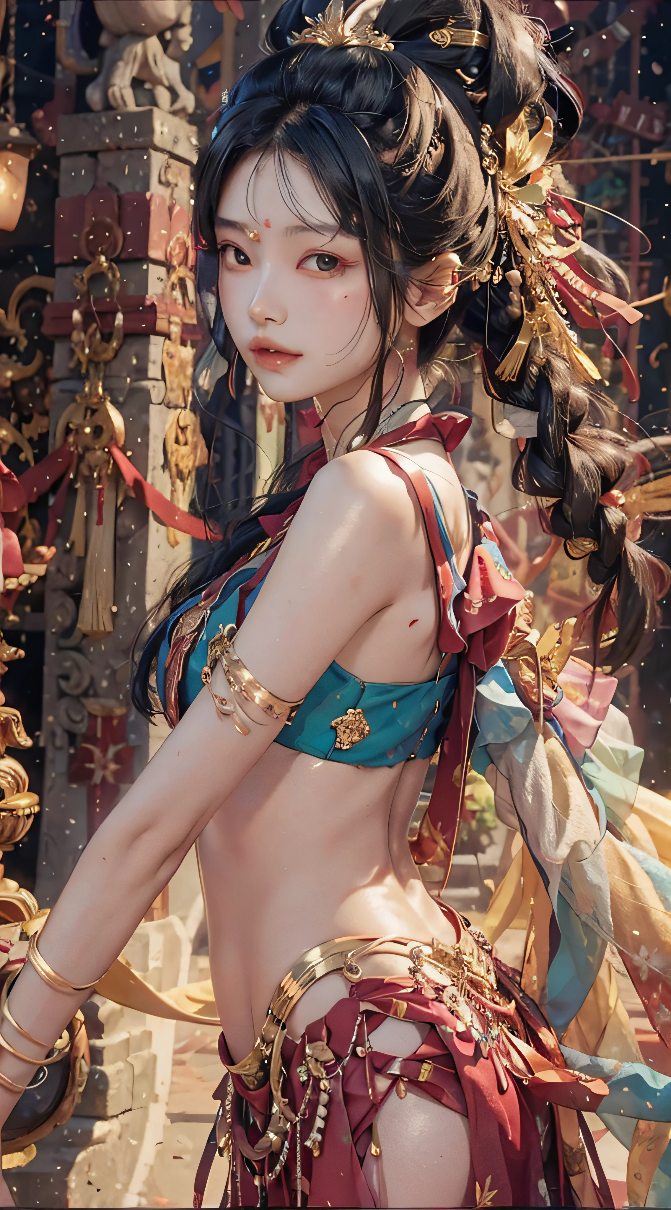 (shiny skin),