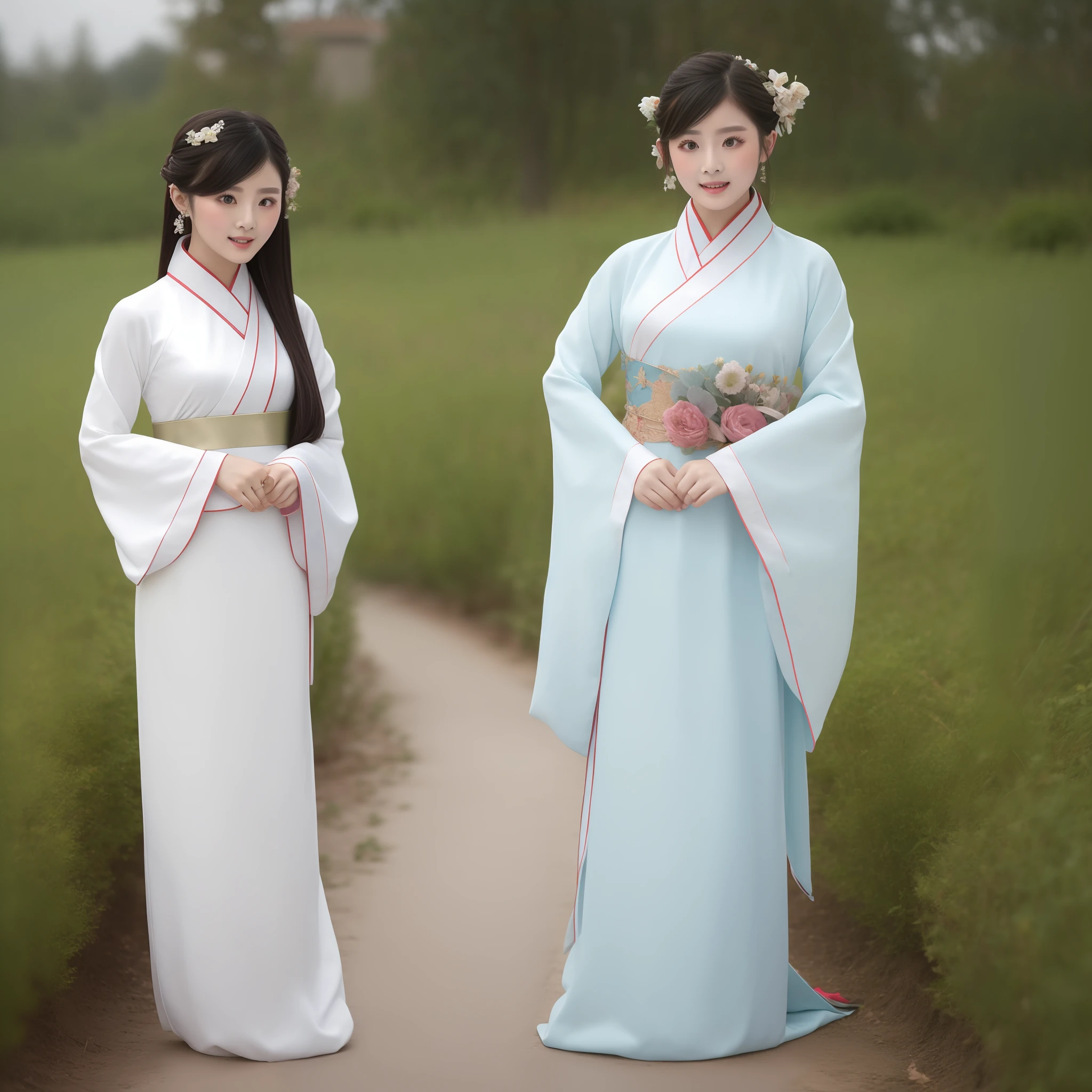 ancient dress，ultra realist，Hanfu，palace