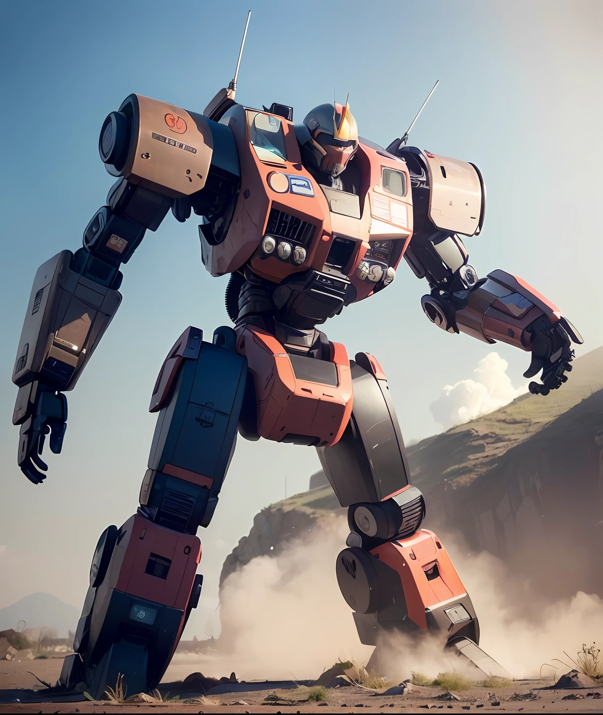 was-battletech, photo realisitc,
Best Quality, masterpiece, Highly detailed ,Ultra-detailed, .RAW, analog style, (Bmecha no humans:1.3), Sharp focus, Volumetric fog, 8k UHD, DSLR, High quality, Film Grain, Fujifilm XT3
masculine giant robot standing in a field, battlemech, mech,
((8K, Raw photo, Highest quality, Realistic:2, masterpiece, ultra-highresolution, CG 8K wallpapers)), physics-based rendering, centered full body,
explosion everywhere