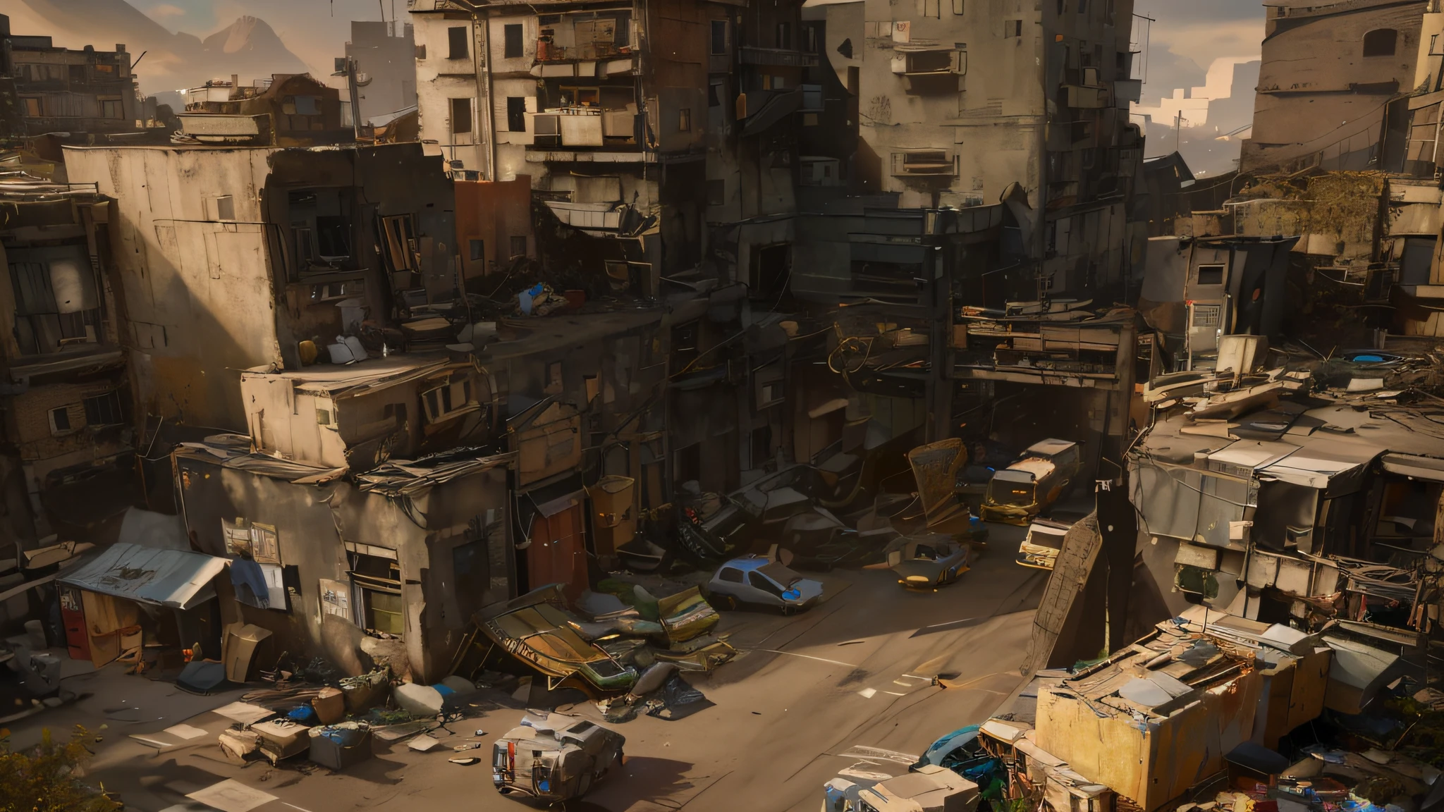 Game scene conceptual design, highly realistic Unreal Engine rendering