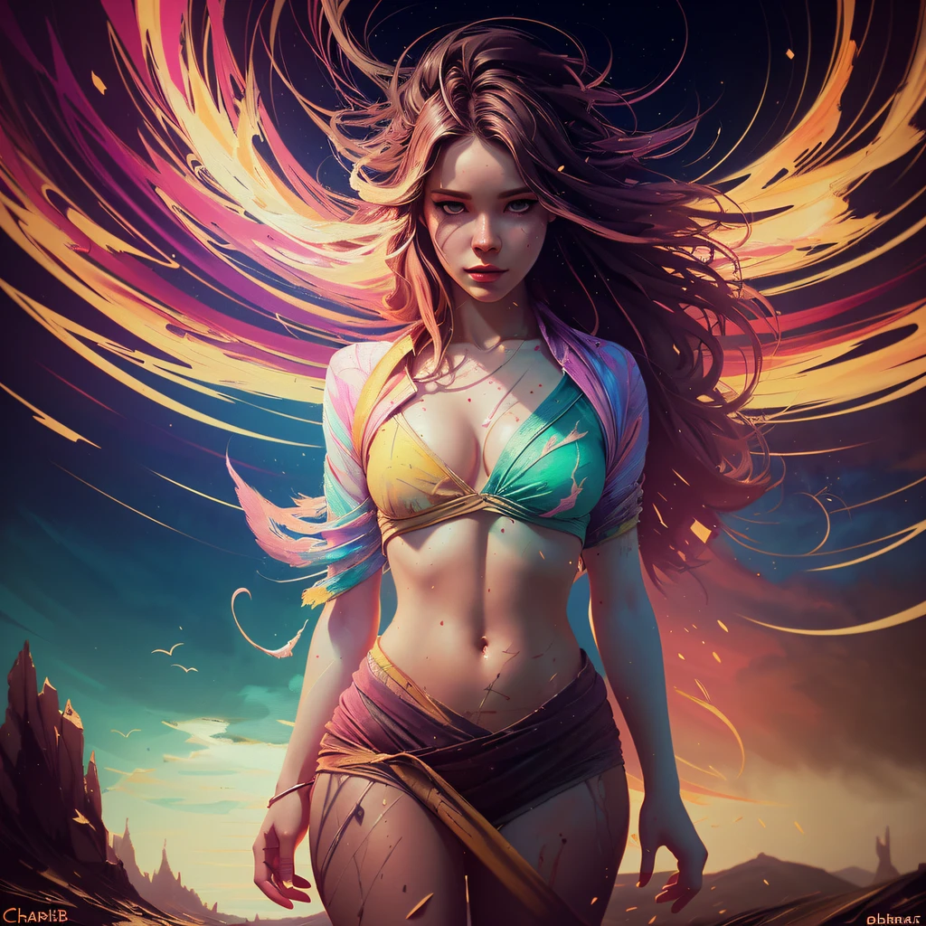 full length body shot,(((ultra warm bright pastel colors))), orange pink white colors, sharp focus, ultra high contrast, lut, ultra insane high resolution intricate textures, texture indentation, there is a gorgeous girl standing on sand wind in the hair, (((((Charlie Bowater, art by Alena Aenami, art by Albert Bierstadt, art by Carne Griffiths))))), luminism, light placement art, octane render, ultra intricately detailed, ultra maximalism, romanticism, 2.5D Parallax Effect, backlight