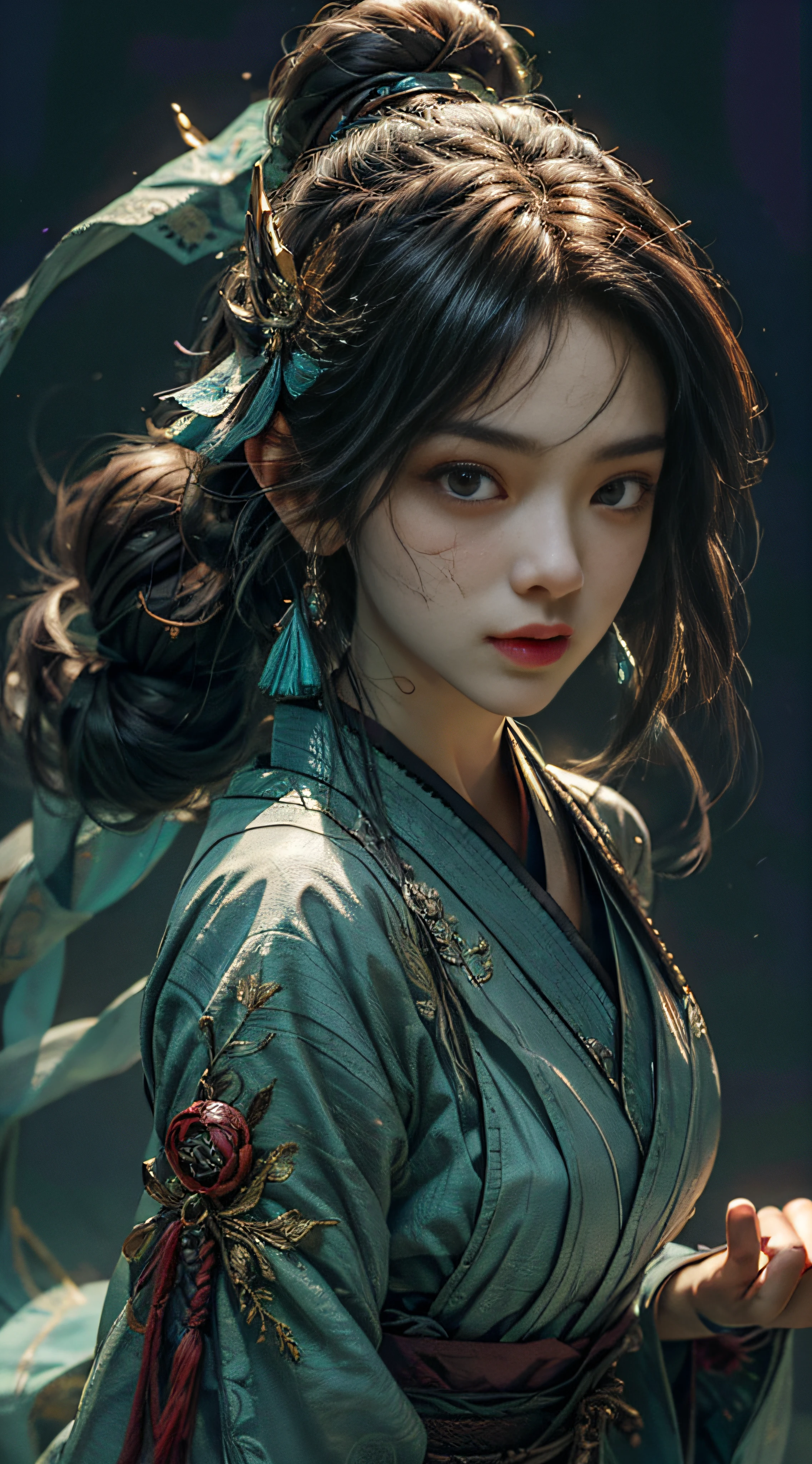 极度精致美丽, Amazing, fine detail, maske, ultra-detailed, highres, best illustration, best shadow, intricate, depth of field, （戏剧性照明：1.4），