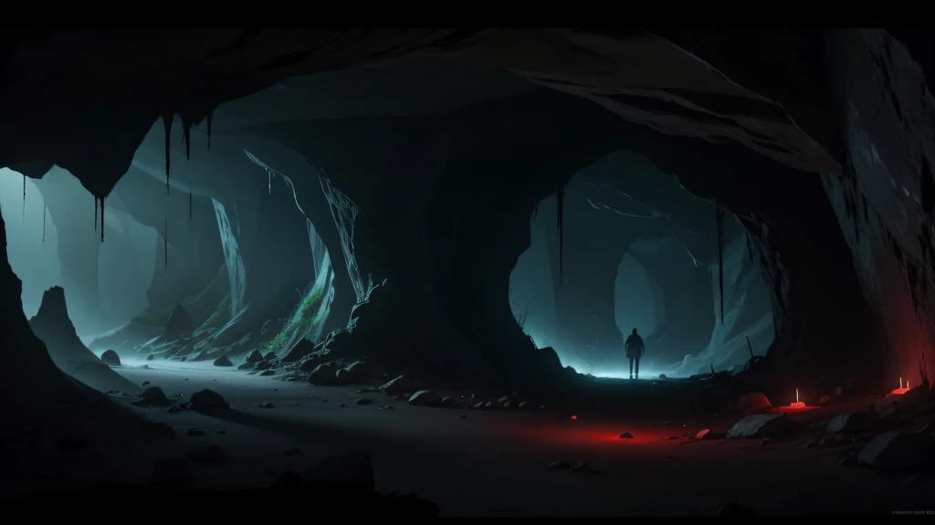 "A scroll unfurls, revealing a beautifully illustrated depiction of Plato's allegory of the cave." --auto