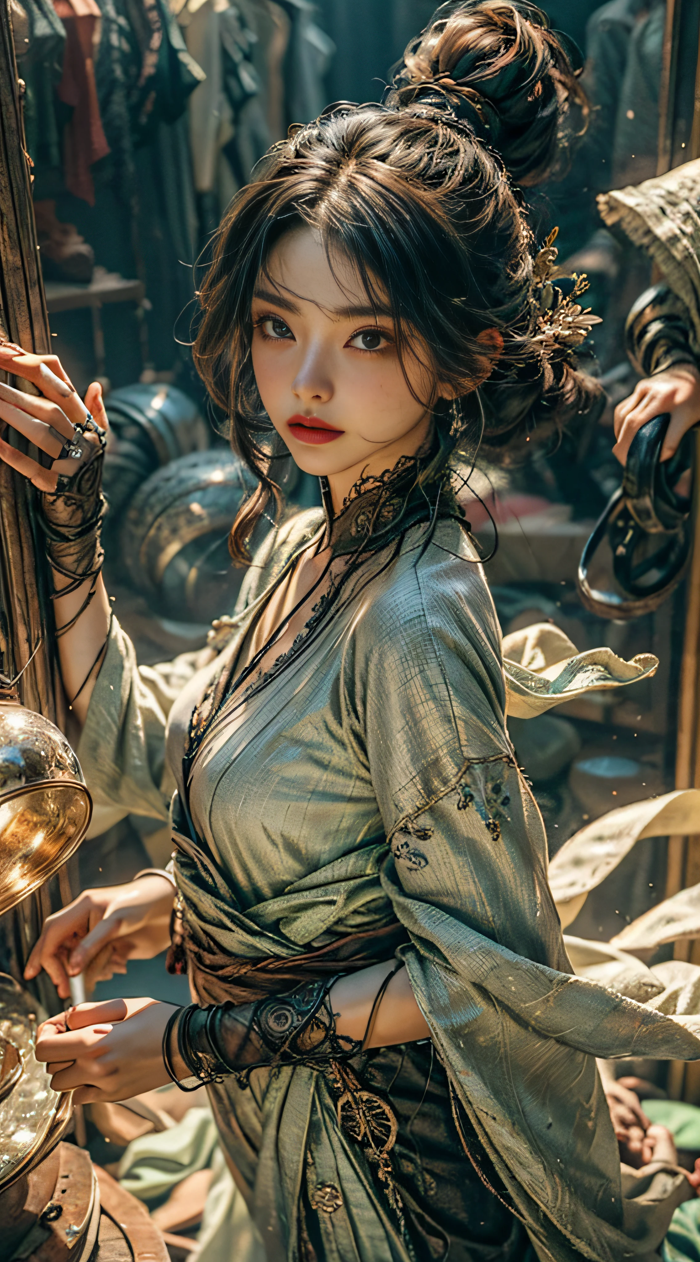 Ultra-detailed, beautiful and aesthetic, masterpiece, best quality, most beautiful form chaotic, elegant