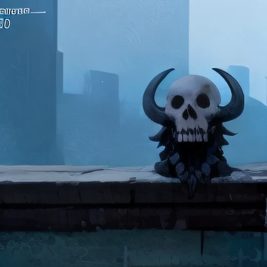Arafed looking over a ledge with a skull on it, scariest looking man alive, imagem assustadora, his head is a skull, foto muito assustadora, arrepiante, foto assustadora, pessoa estranha, looming head, escondendo-se nos telhados, skull on the screen, skull protruding from face, cena assustadora, Foto SCP-173