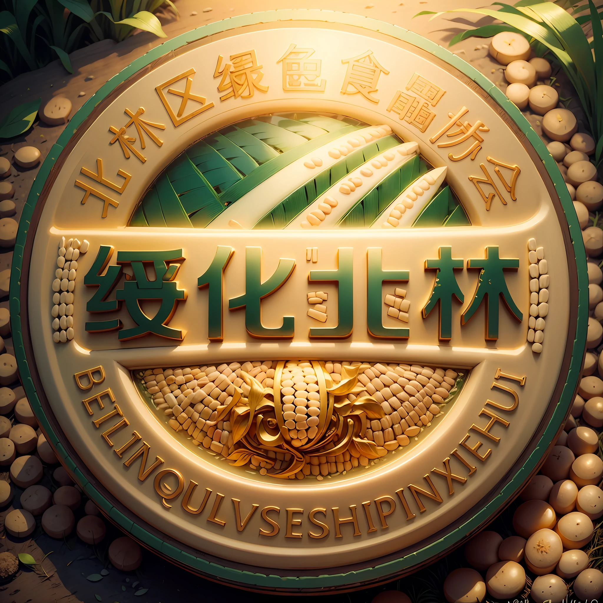 sign,Company logo,sign,IvoryGoldAI,rice paddy,Rice,aqua,soybean,corn,grain,Rice fields,Rice,field,Cold black soil,farmland