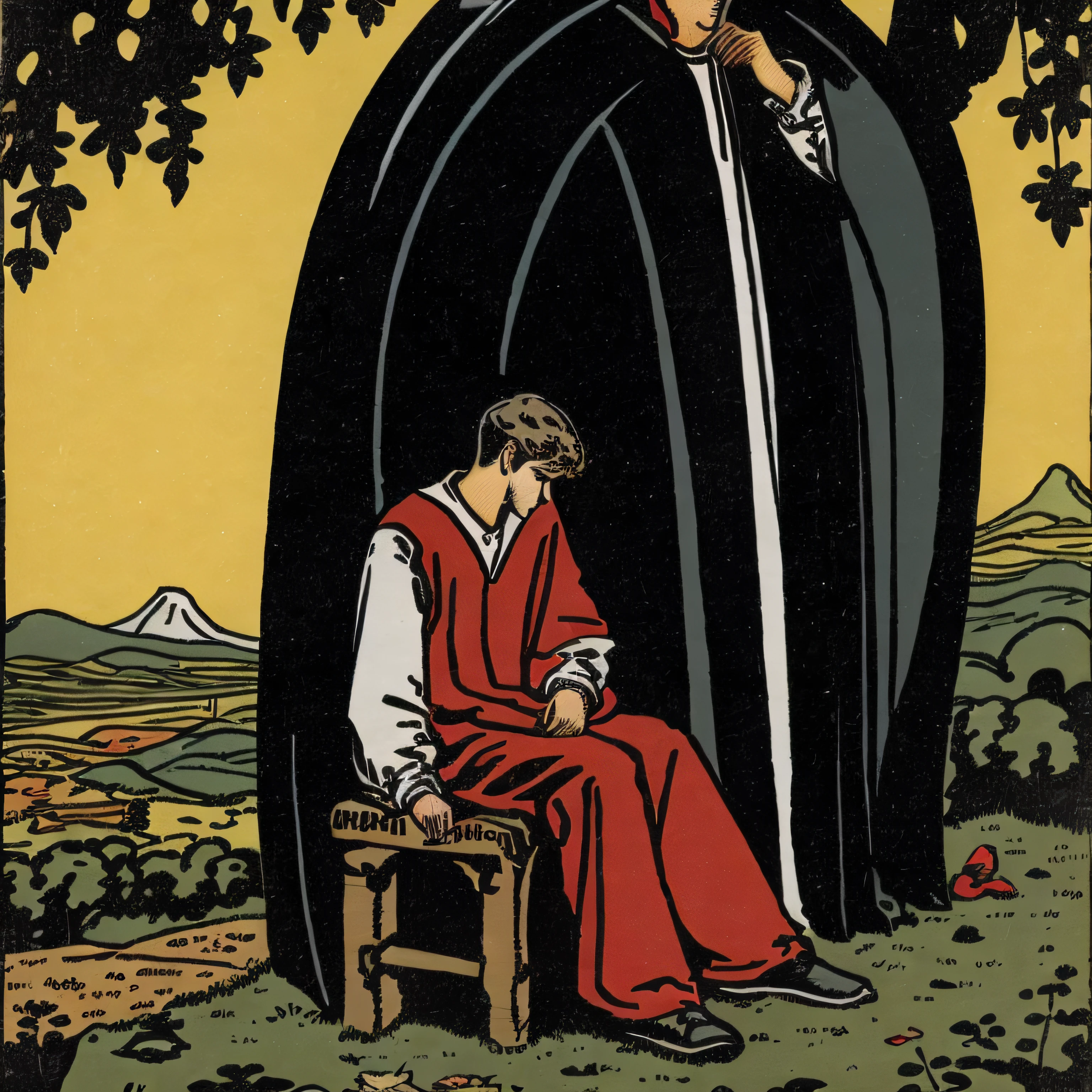Herdeiro do vazio, A lonely young man with a melancholy and enigmatic aura.