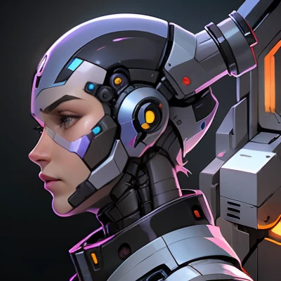 Artificial intelligence robot icon --auto