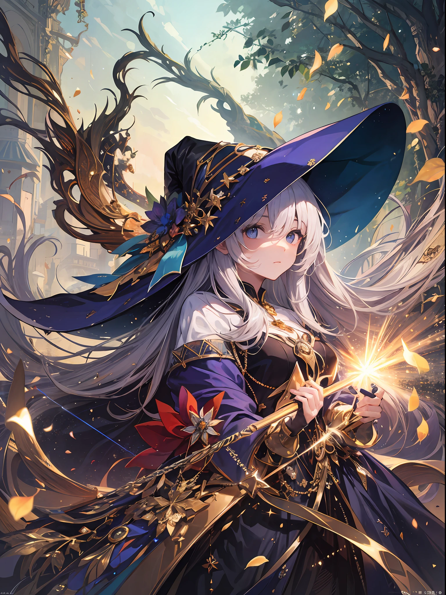 (Master Masterpiece、maximum quality、highestres、offical arts、Beautifully Aesthetic:1.2)、(Master Masterpiece、maximum quality、maximum quality、offical arts、Beautifully Aesthetic:1.2)、(Master Masterpiece、maximum quality、maximum quality、offical arts、Beautifully Aesthetic:1.2)、(a 1girl:1.3)、highly detail、(Fractal Art:1.3)、colorfull、Supreme Details、「Enchanting witch from another world」This painting titled、It depicts a captivating beautiful witch manipulating magic in the castle gardens without limits。The castle spreads out、The garden there is、It creates an atmosphere as if a door to another world has appeared..。
Standing at the center is、Beautiful witch in a sophisticated dress。His face is meticulously drawn.、He has a profound expression on his face, as if he strongly wishes for something.。In her hand is a luxurious wand.、From that wand is emitting mighty magical powers。 The magic cast is、It was released as an explosive force from the tip of the wand.、The energy that reverberates through the garden as a beam of colorful light is very powerful.、A beam of light makes a large trajectory in the sky。
The charm of this painting is、The mighty and enchanting beauty of the witch、Y、It skillfully captures the mystique of the garden.。 、And the witch's facial expressions and movements are very realistic.、It has the power to draw the viewer into the place。
In addition、the light and shadow production is also stunning。The beam of light emitted by the cane is、Illuminate the gardens and castle、pure、Creates a sense of distance from the visual light source to the witch.。Quality produces realistic images、It can convey visual beauty and story appeal at the same time。
This is、Not only visually appealing works、It is a work that further enriches the visual experience by drawing a story.。 」We are thinking about the theme to the fullest。The images are very realistic and、Very detailed and、Must be a high resolution 16k。Sony F and 24-105mm f / Use a Sony Alpha 4 mirrorless camera with 1G OSS lenses。
