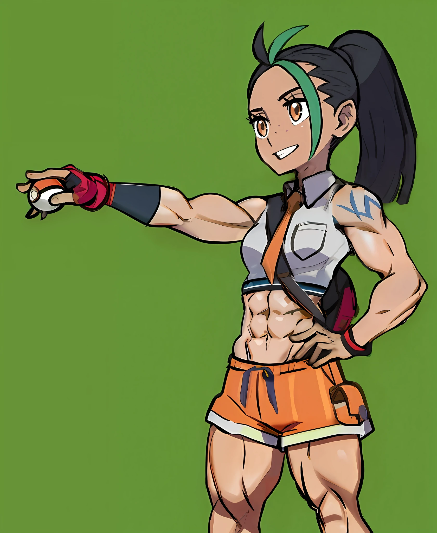 Fitness girl face
