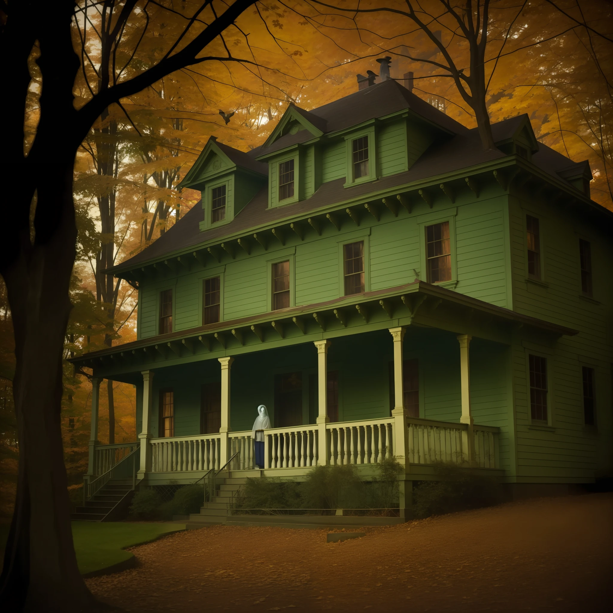 Staff and visitors at the Mark Twain House and Museum in Hartford, Connecticut, have reported paranormal encounters inside the historic mansion. Each October the museum offers "fact-based" Graveyard Shift Ghost Tours. PHOTOGRAPH BY JAMES L. STANFIELD, NATIONAL GEOGRAPHIC COLLECTION --auto --s2