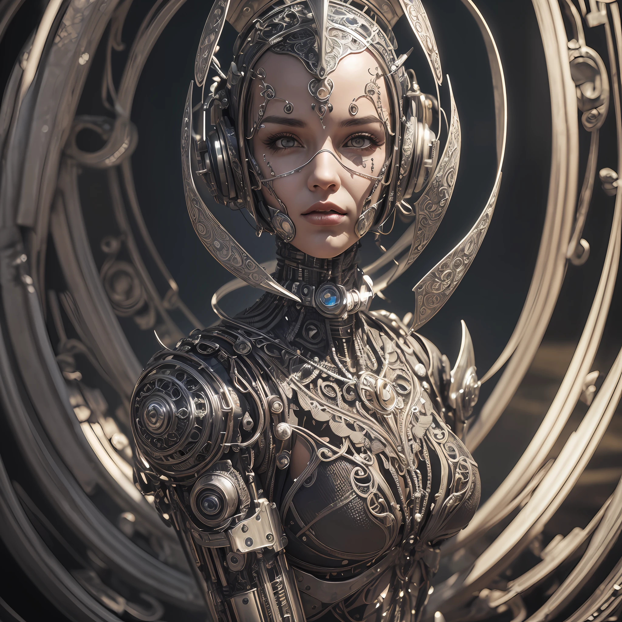Cute Murazora, The whole body is made of metal, (A cyborg:1.1), ([tail | Detailed wire]:1.3), (intricate detail), HDR, (intricate detail, hyper-detail:1.2), Cinematic Frame, vignette, in the center, “Hyper-realistic textures," "Exact Details,” “Realistic still life,” “Realistic portraits,” “Realistic landscapes."