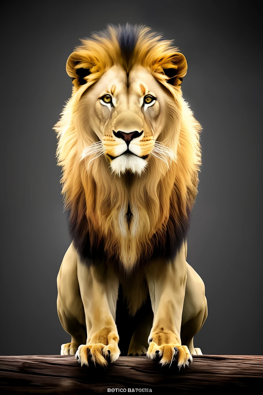 (hiperrealista)wild lion, atacando um animal para se alimentar,(hiperrealista, detalhado