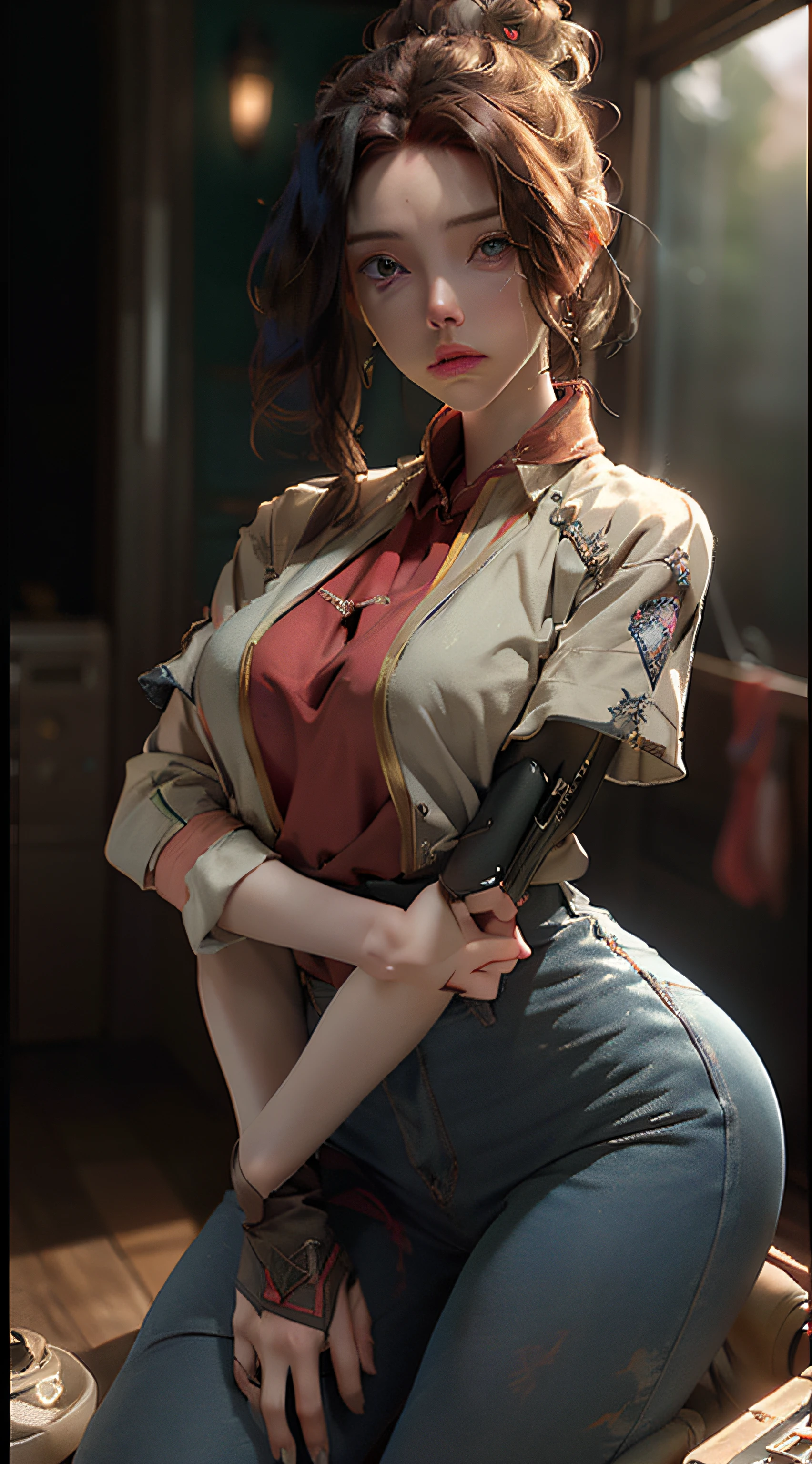 ((Best quality)), ((masterpiece)), (detailed:1.4), 3D, an (image of scarlett johansson) cyberpunk style scarlett johansson,HDR (High Dynamic Range),Ray Tracing,NVIDIA RTX,Super-Resolution,Unreal 5,Subsurface scattering,PBR Texturing,Post-processing,Anisotropic Filtering,Depth-of-field,Maximum clarity and sharpness,Multi-layered textures,Albedo and Specular maps,Surface shading,Accurate simulation of light-material interaction,Perfect proportions,Octane Render,Two-tone lighting,Wide aperture,Low ISO,White balance,Rule of thirds,8K RAW,