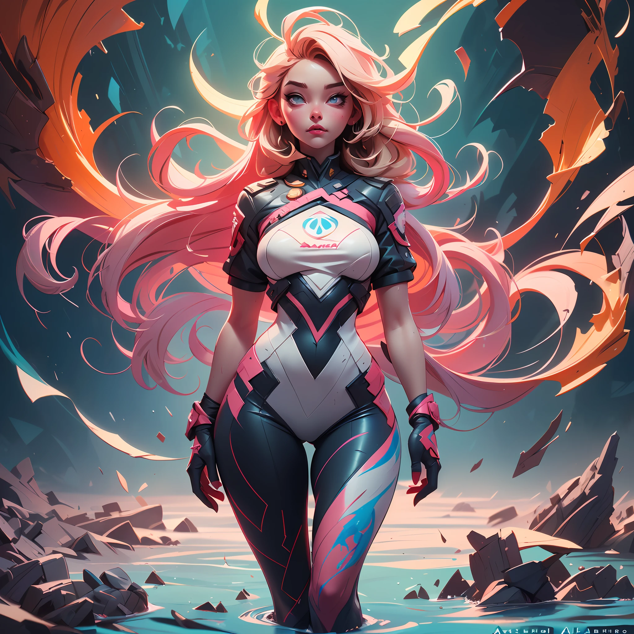 full length body shot,(((ultra warm bright pastel colors))), orange pink white colors, sharp focus, ultra high contrast, lut, ultra insane high resolution intricate textures, texture indentation, there is a gorgeous girl standing on sand wind in the hair, (((((Charlie Bowater, art by Alena Aenami, art by Albert Bierstadt, art by Carne Griffiths))))), luminism, light placement art, octane render, ultra intricately detailed, ultra maximalism, romanticism, 2.5D Parallax Effect, backlight, wet reflections, chromatic aberration, multiple lighting sources, luminism, spectacular backlight, volumetric ambient occlusion, best lighting, best light play, light bounce, wet light reflections