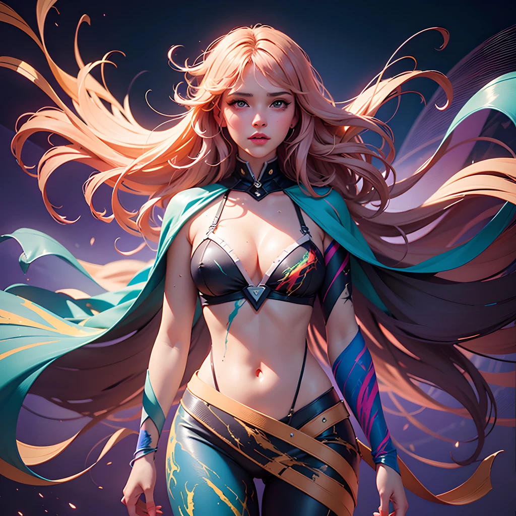 full length body shot,(((ultra warm bright pastel colors))), orange pink white colors, sharp focus, ultra high contrast, lut, ultra insane high resolution intricate textures, texture indentation, there is a gorgeous girl standing on sand wind in the hair, (((((Charlie Bowater, art by Alena Aenami, art by Albert Bierstadt, art by Carne Griffiths))))), luminism, light placement art, octane render, ultra intricately detailed, ultra maximalism, romanticism, 2.5D Parallax Effect, backlight, wet reflections, chromatic aberration, multiple lighting sources, luminism, spectacular backlight, volumetric ambient occlusion, best lighting, best light play, light bounce, wet light reflections