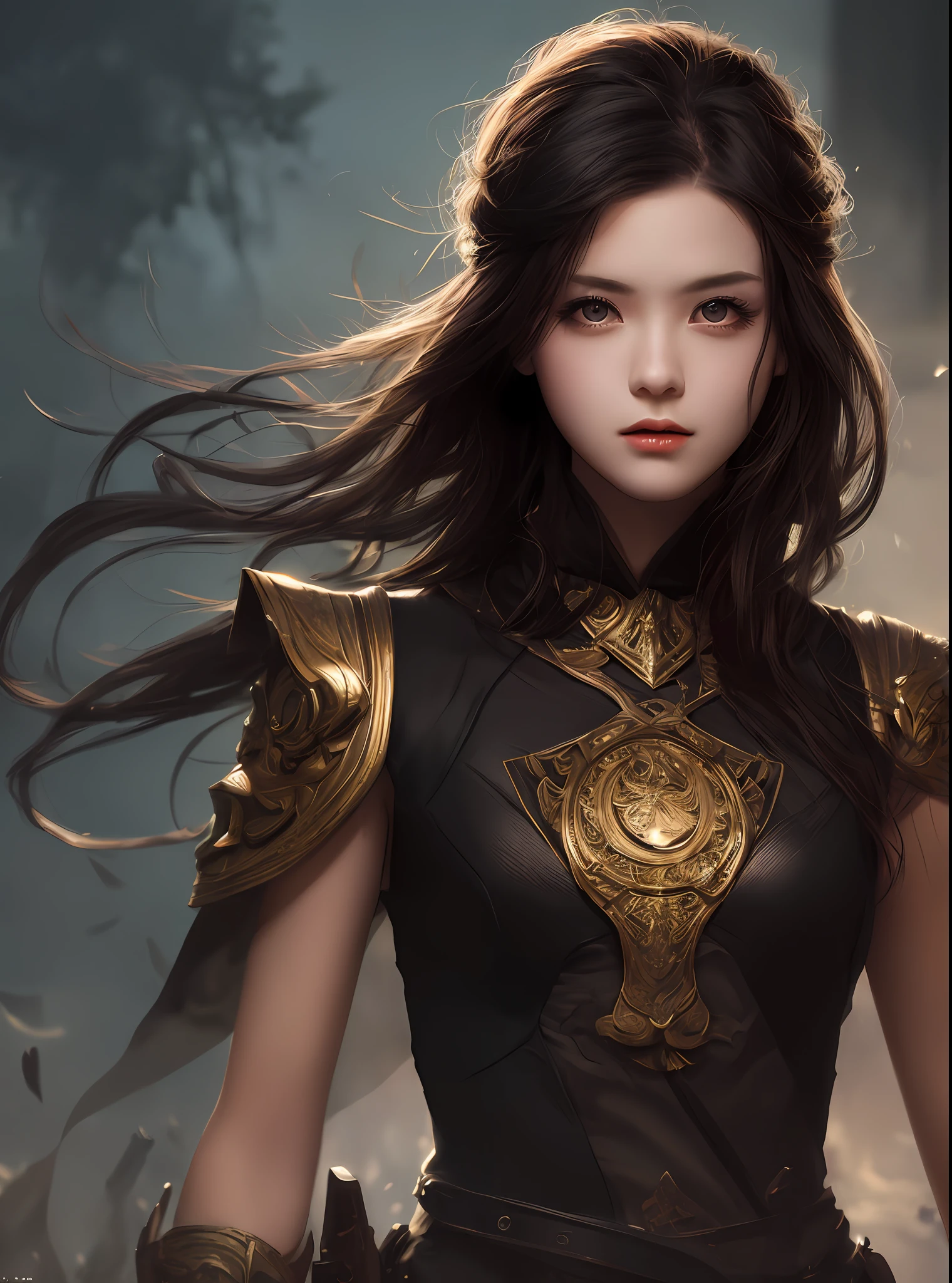 1girl, solo, masterpiece, best quality, fantasy, dark, shadow, face important, boy important, eyes important, ray tracing, character is the main body of the work, (upper body)