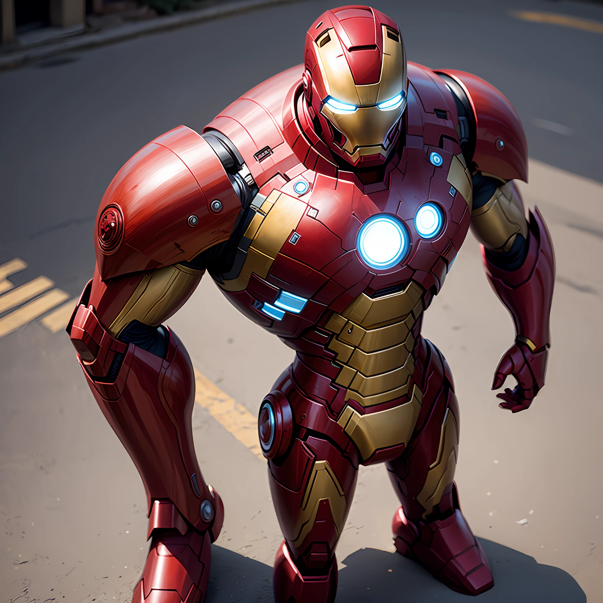 Iron man In a Indian street --auto