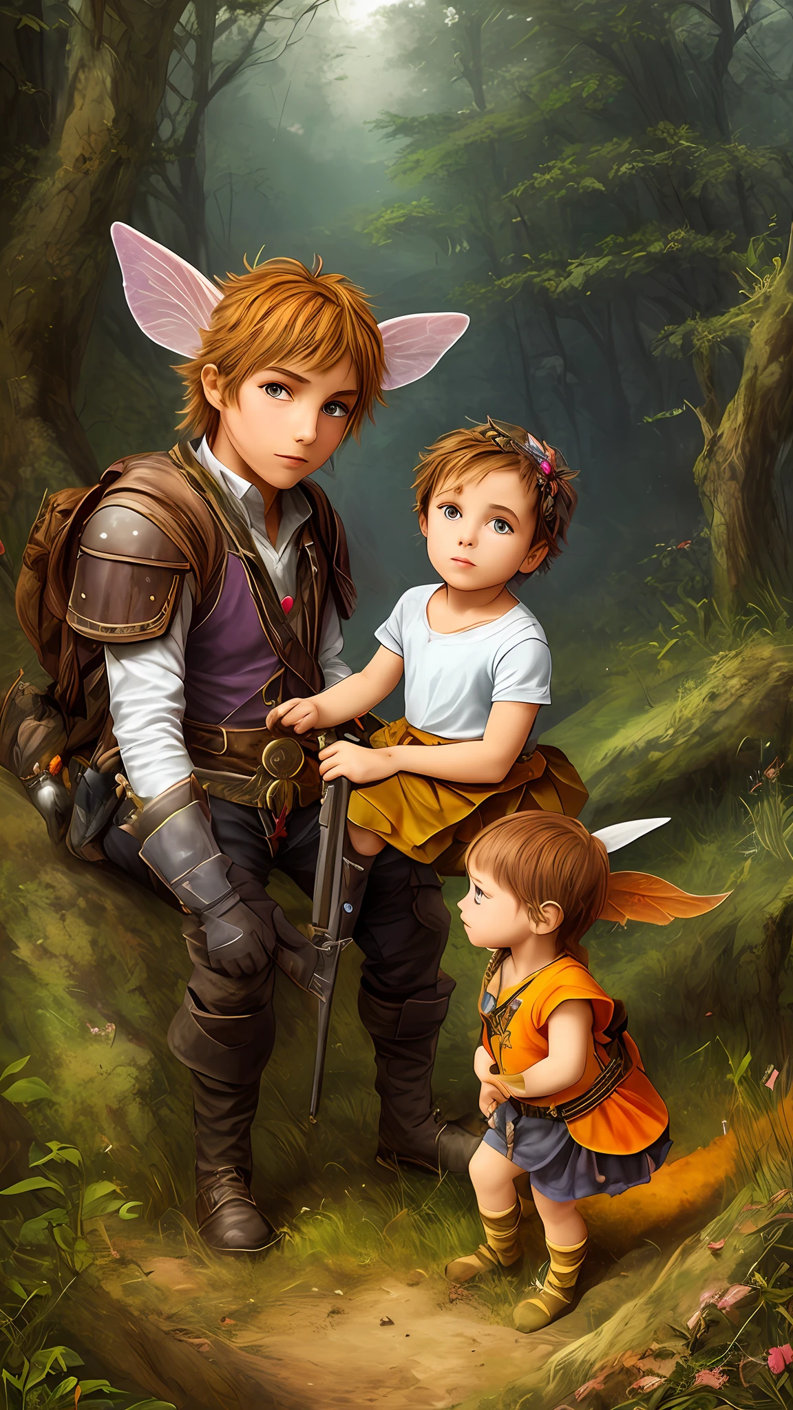The hunter and the child fairy
