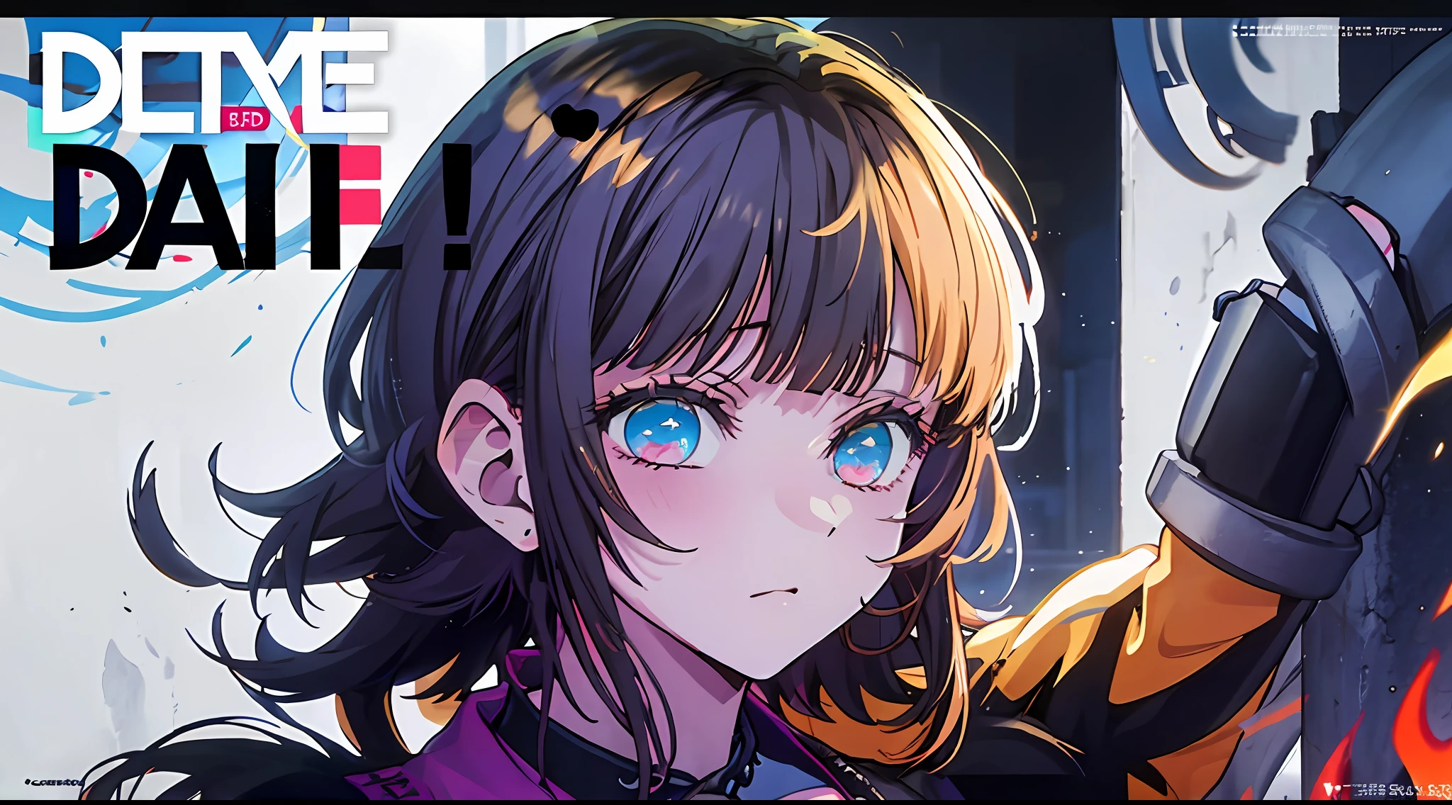 (((dramatic))), (((gritty))), (((intense)))) The movie poster features as the central character. She is shy in the center of the poster, wearing idol outfit, and a determined expression on her face. The background is dark and gritty, with a feeling of drunkenness. The text is bold and eye-catching, with catchy slogans that add to the overall drama and excitement. The color palette is dominated by dark colors, dotted with bright colors, giving the poster a dynamic and visual impact, tachi-e (magazine:1.3), (cover-style:1.3), fashionable, vibrant, outfit, posing, front, colorful, dynamic, background, element, confident, expressive, holding, statement, attachment, majestic, coiled, around, touch, scene, text, cover, bold, eye-catching, title, fashion, font, catchy, title, bigger, eye-catching, modern, trendy, focused, stylish, 1 girl