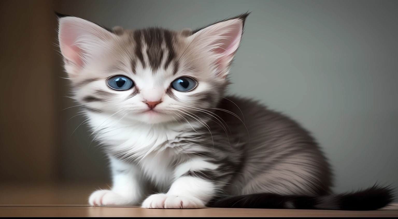 Russian kitten, ([tail | detailed wire]: 1.3), (complex detail), HDR, (complex detail, hyper detail: 1.4), 4K texture, soft cinematic light, photolab, HDR, complex, elegant, cinematic shot, vignette, centering