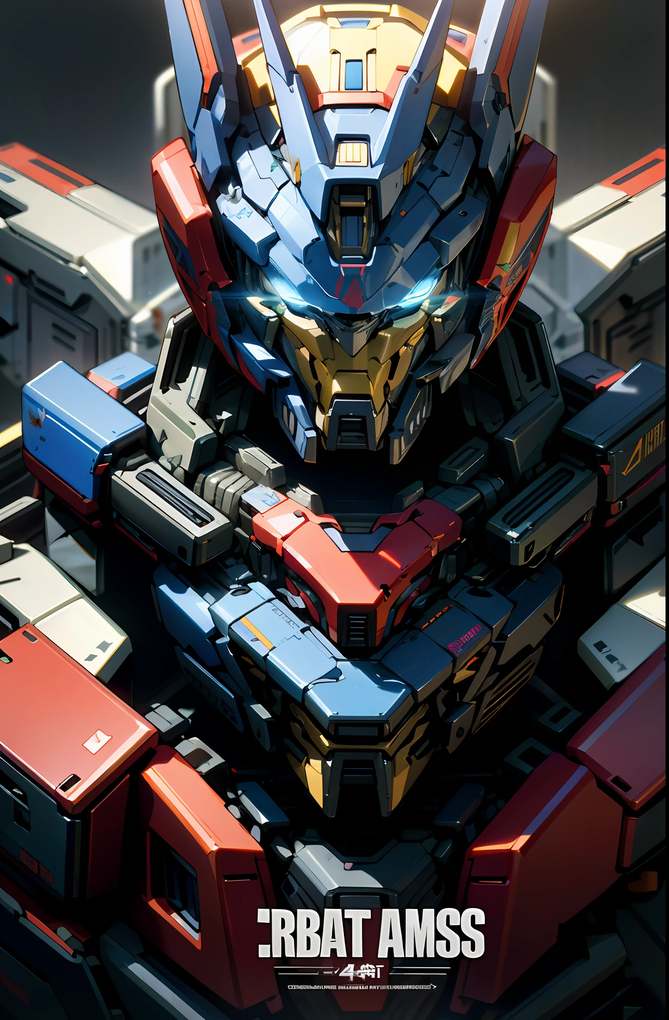 a close up of a robot with a large head and a large body, portrait of a mech, mecha art, 4k highly detailed digital art, anfas portrait of a mech warrior, mecha inspired, alexandre ferra mecha, cool mecha style, ultra detailed game art, artstation masterpiece, # Mecha, an anime large mecha robot