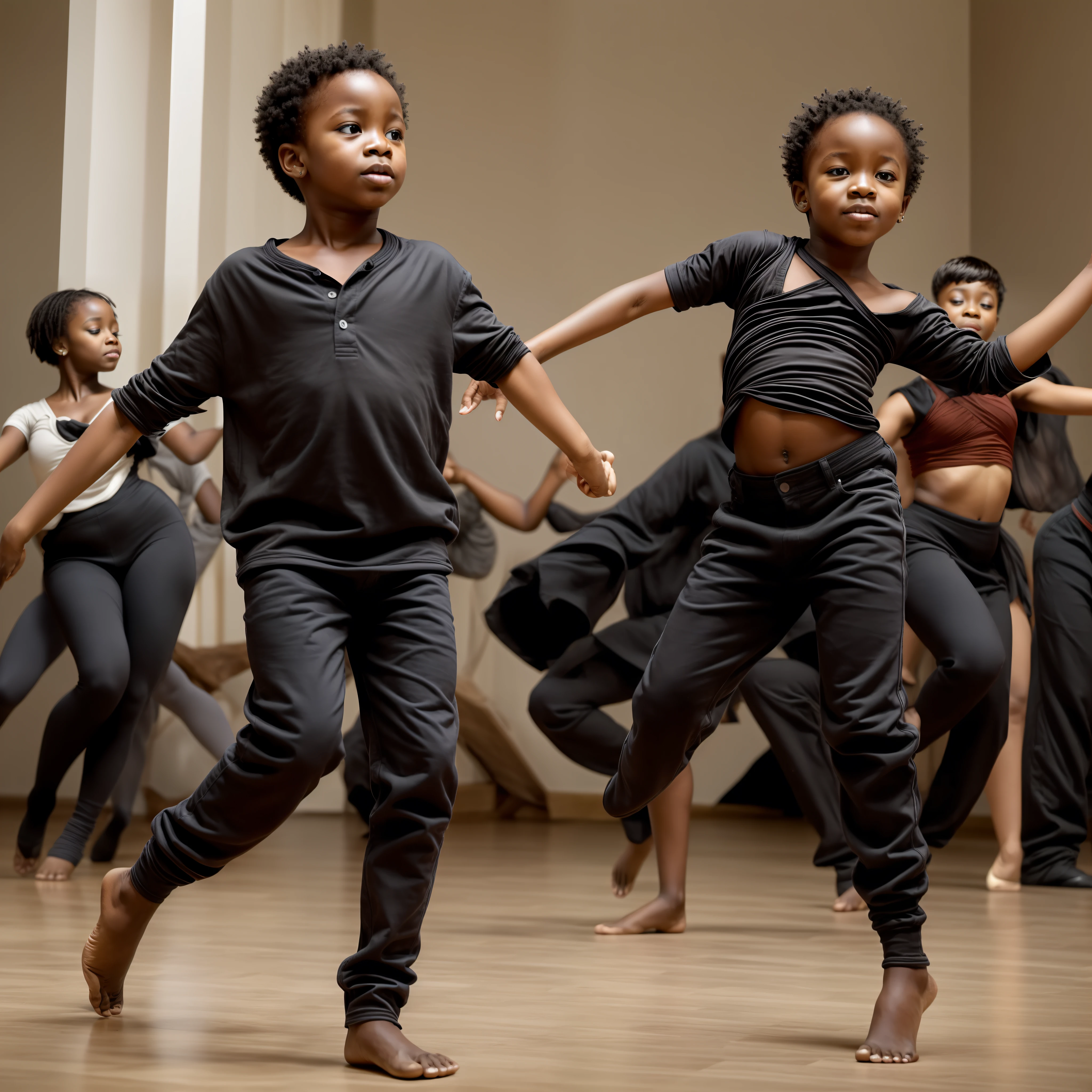 a black African ,Dancing, balet, Estilo Disney Pixar, Dramatic, muita qualidade, pele negra, olhos realistas, roupas africanas, Pop dancing