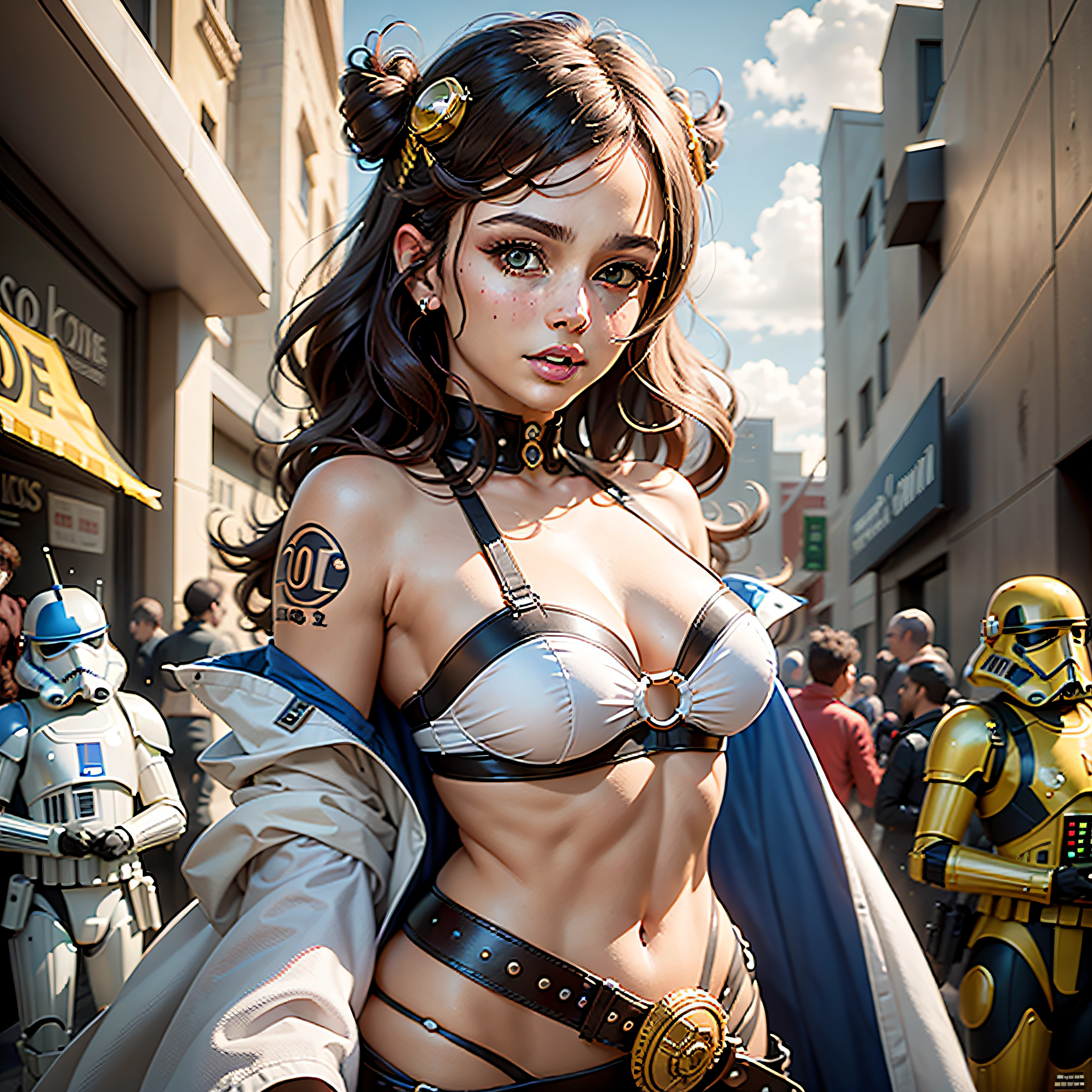 FairyTaleAI:1.5 Sahara sundrop Scene "star wars" contre-jours sables "Armada" Tatooine Xwing R2D2 "Heavy Metal" Devastating Will-o'-the-wisp:1.5 war cyberpunk battle Mandalorian mature female "luis Royo" dazzling slow-motion marchers Cosplay richesse Amiral decorated:1.37 jukebox Commander "Princesse Leia":1.5 "Tina Turner":1.5 "Nathalie Portman":1.5 Pilots jacket cow-boy 38years emblème "Heart Earth Hearth" écusson key sunLight luminescence ultra:1.5 pro-Photorealistic:1.5 optimaux:1.5 qualities:1.5 details:1.5 precise:1.5 reflex:1.5 max:1.5 resolution:1.5 perfection:1.5 graduates:1.5 volumetric nettetés:1.5 improved:1.5 Octane_rendues:1.5 UHD XT3 16K DSLR HDR UnrealEngine5 ombres profondeurs:1.5 analogiques:1.5 3dcg body symmetrical athletes skin bronzé face cheekbones effects embarrassed glushes:1.5 eye-liner saphirs saturate:1.5 beaux:1.5 dark eyes black pupils brown iris lazulis turquoise mouth open teeth obvious smiles hairstyle short bangs:1.3 extatiques:1.5 Floating Jacket Fixed Eccentric Cape Levitating Shoulders-Off Shirt Lace Clavicles White Papillotes Hand_pouce_4doigt embroidered bikini:1.5 corsait navy thick leathers breasts varied pointed:1.37 satin felt skirts:1.5 matching bristles ample swinging spinels navel:1.3 revealing waist belt-chastity padlock Gold silver agate pubis scarlet pubis-hairy indigo protrusions underwear:1.5 Snap-lock garters thighs legs gothic stainless steel boots decorated magic onyx:1.5 rubis fleuraison invoques:1.5 incandescentes CGSCOSITY toys Cristallines flying X-Wing (EOS R6 135mm 1/1250s f/2.8 ISO400) R2D2 Mécanisés adaptable Canon-ion flash blow glow mannequins dramatic opale Saber straight fully dressed armor heavy chrome metallic flat rune lava bands helmet-antenne Tourmaline glyphes plasma brasses cuivres fullbodye "Darth Vador" background:1.5 équirectangulaire 360 outdoor:1.5 gravures chef-d'work:1.5 tatouage (par Michelangelo) Bruce Weber girls nsfw varied:1.5 etc.