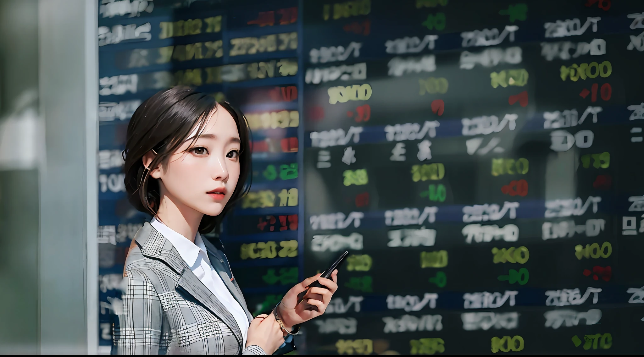suits、a woman
