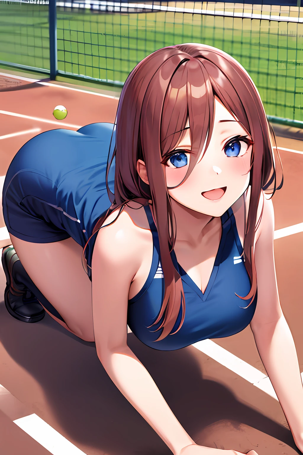 A masterpie, beste Quality, high - resolution, nm1, bridal veil, Tennis Wear、 underware, Sorrisos、all on fours