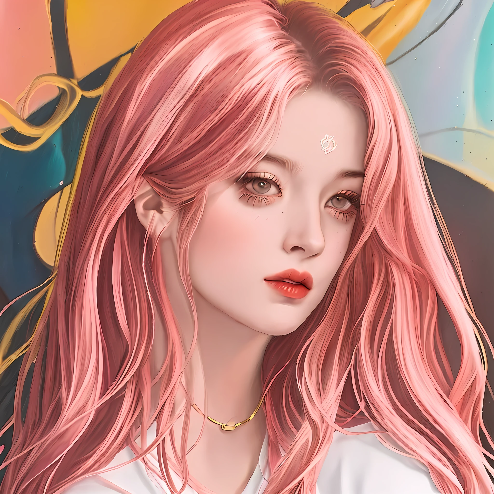 Crie uma mim uma personagem de cor branca, cabelos curtos e escuro com pintinhas no posto, usa blusa vermelha e alguns detalhes da roupa rosa, Sweet appearance, tem 26 anos de idade --auto