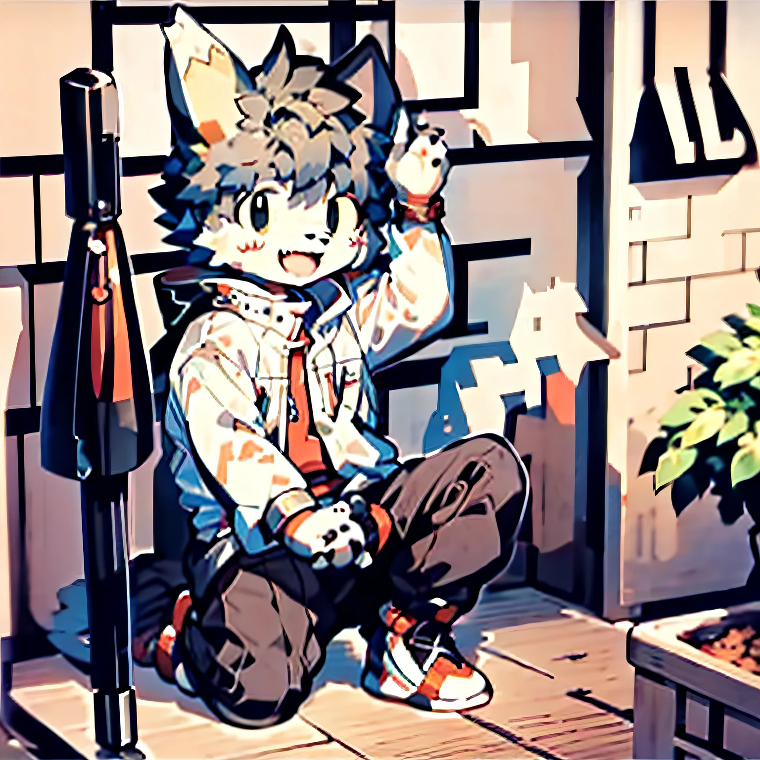 (Furry dogs+Shotai 1.4)( boy happy 1.5)