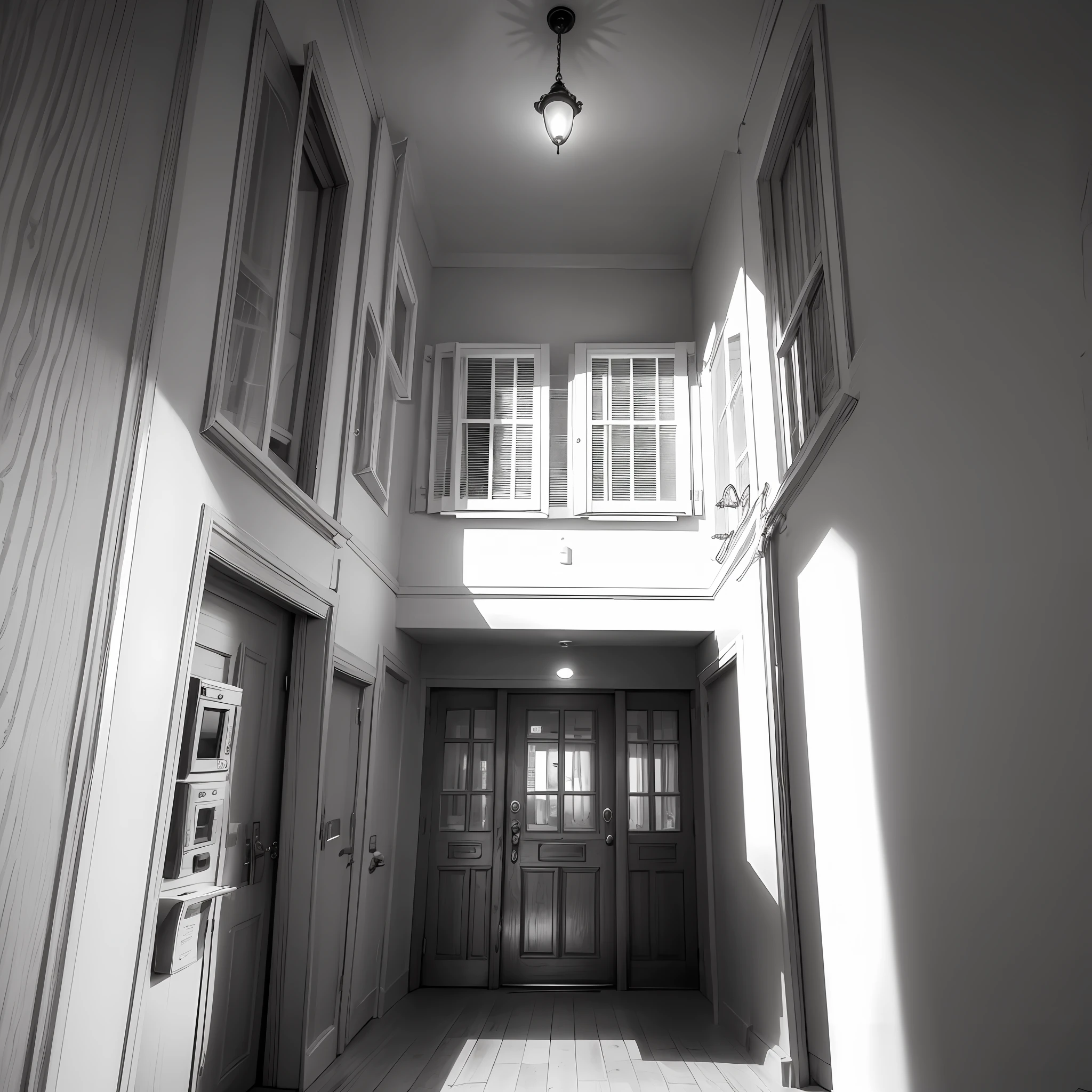 Black and white house --auto