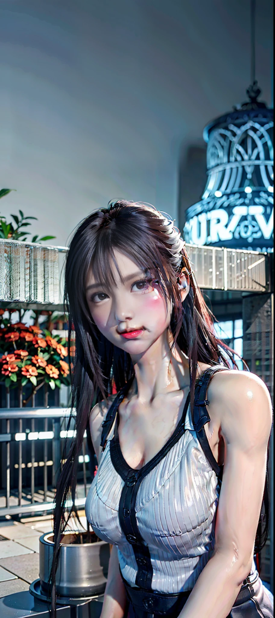 ((Realistic lighting, best quality, 8k, masterpiece: 1.3)), clear focus: 1.2, ultra-fine face, front light, 25-year-old youth, serious expression, looking at the lens 1.5