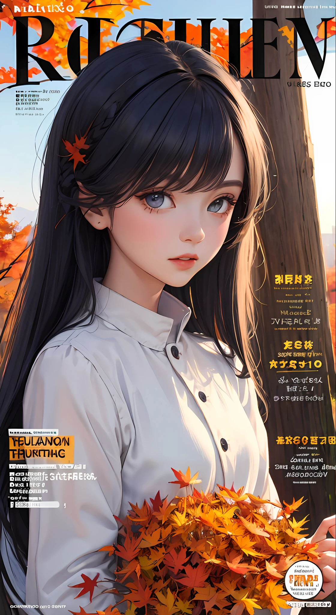 The Masterpiece,need,Autumn,text,Text box,Colored hair,al fresco,cover of a magazine,Autumn theme,Complex covers