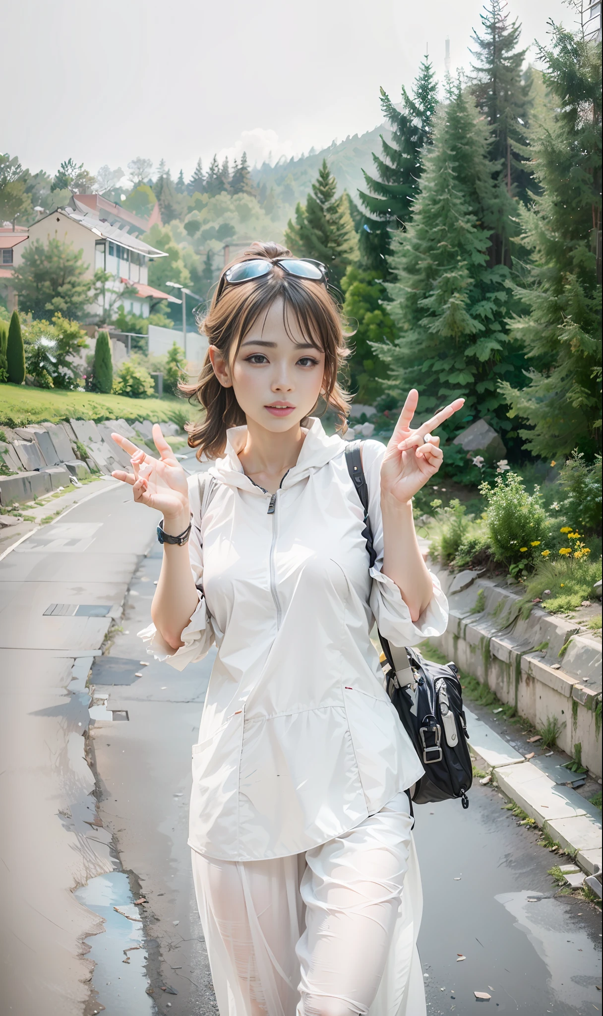 ((Best quality)), ((masterpiece)), (highly detailed:1.3), 3D,Shitu-mecha, beautiful cyberpunk women with her mecha in the ruins of city from a forgoten war, ancient technology,HDR (High Dynamic Range),Ray Tracing,NVIDIA RTX,Super-Resolution,Unreal 5,Subsurface scattering,PBR Texturing,Post-processing,Anisotropic Filtering,Depth-of-field,Maximum clarity and sharpness,Multi-layered textures,Albedo and Specular maps,Surface shading,Accurate simulation of light-material interaction,Perfect proportions,Octane Render,Two-tone lighting,Low ISO,White balance,Rule of thirds,Wide aperature,8K RAW,Efficient Sub-Pixel,sub-pixel convolution,luminescent particles,light scattering,Tyndall effect