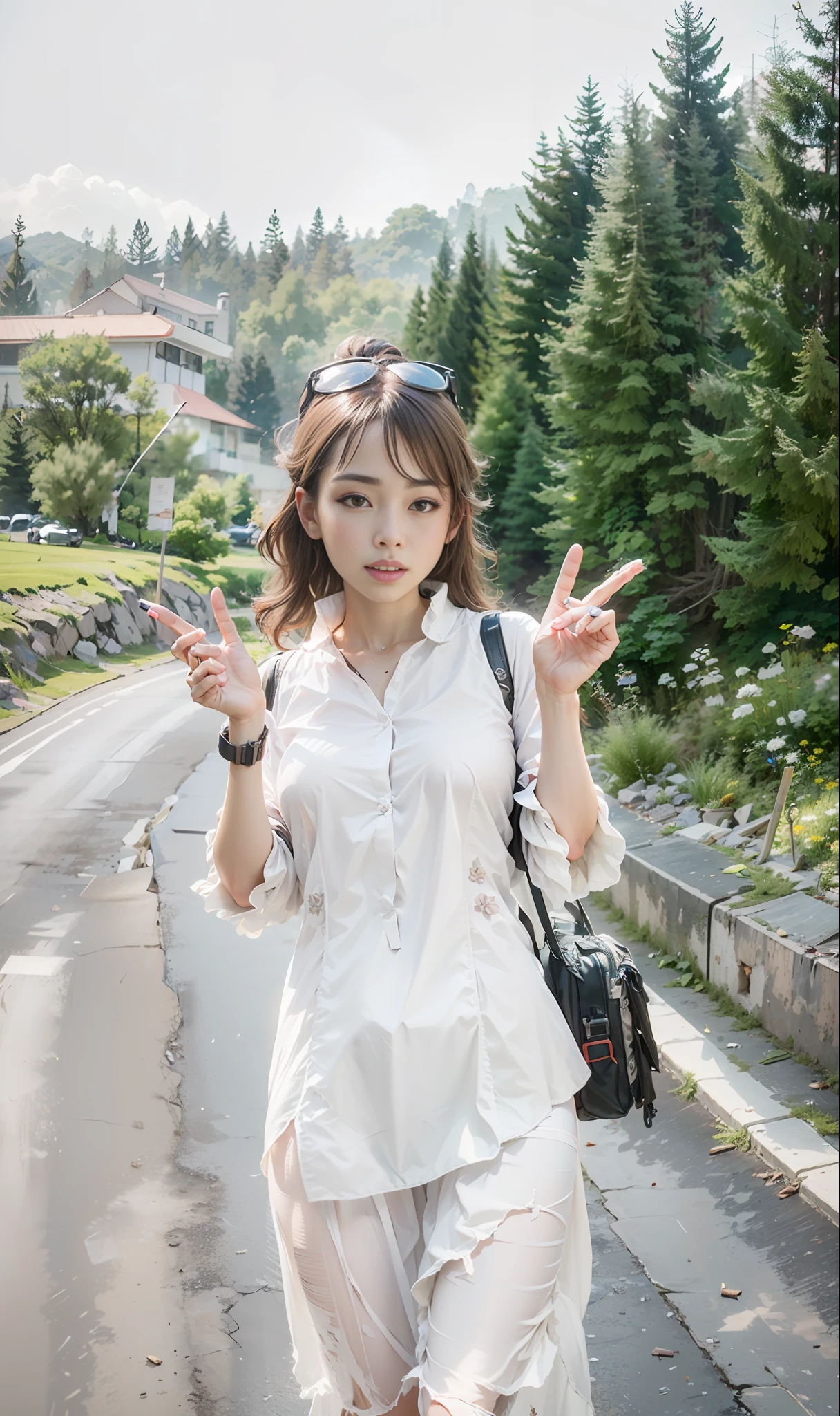 ((Best quality)), ((masterpiece)), (highly detailed:1.3), 3D,Shitu-mecha, beautiful cyberpunk women with her mecha in the ruins of city from a forgoten war, ancient technology,HDR (High Dynamic Range),Ray Tracing,NVIDIA RTX,Super-Resolution,Unreal 5,Subsurface scattering,PBR Texturing,Post-processing,Anisotropic Filtering,Depth-of-field,Maximum clarity and sharpness,Multi-layered textures,Albedo and Specular maps,Surface shading,Accurate simulation of light-material interaction,Perfect proportions,Octane Render,Two-tone lighting,Low ISO,White balance,Rule of thirds,Wide aperature,8K RAW,Efficient Sub-Pixel,sub-pixel convolution,luminescent particles,light scattering,Tyndall effect