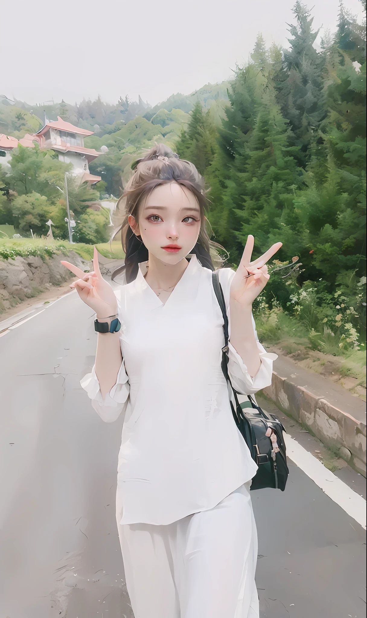 ((Best quality)), ((masterpiece)), (detailed:1.4), 3D, an image of a beautiful cyberpunk female,HDR (High Dynamic Range),Ray Tracing,NVIDIA RTX,Super-Resolution,Unreal 5,Subsurface scattering,PBR Texturing,Post-processing,Anisotropic Filtering,Depth-of-field,Maximum clarity and sharpness,Multi-layered textures,Albedo and Specular maps,Surface shading,Accurate simulation of light-material interaction,Perfect proportions,Octane Render,Two-tone lighting,Wide aperture,Low ISO,White balance,Rule of thirds,8K RAW,